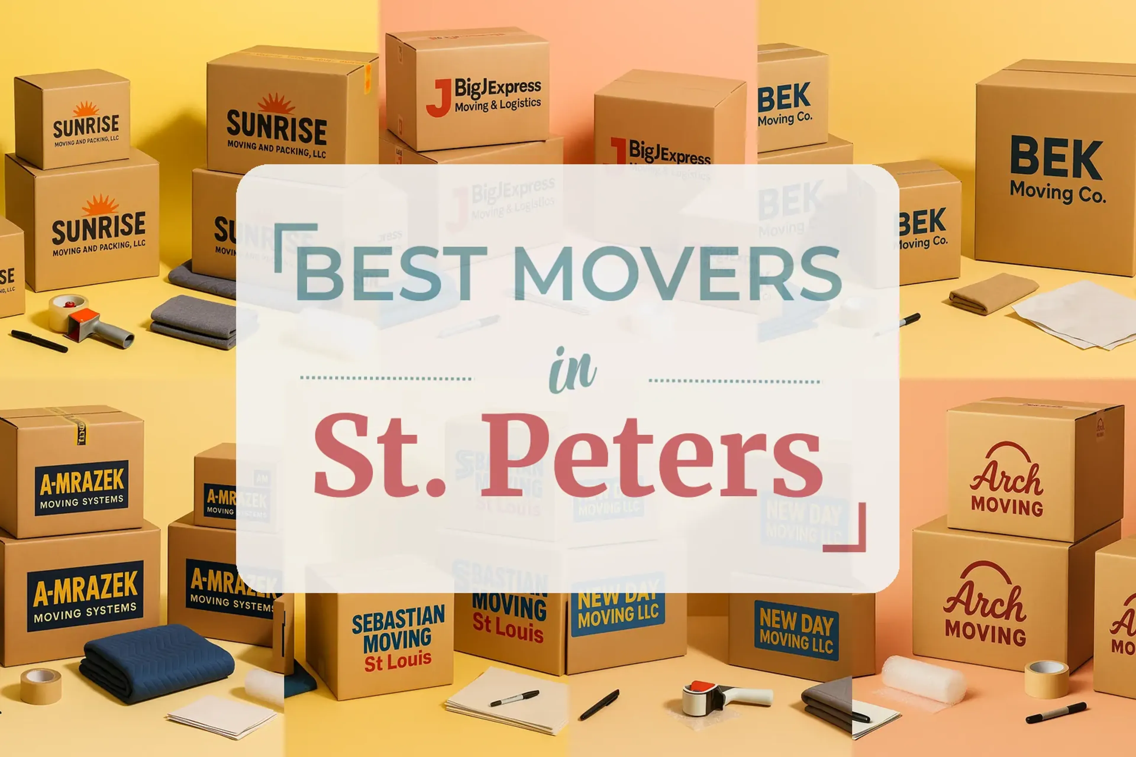 Side-by-side comparison of St. Peters moving companies