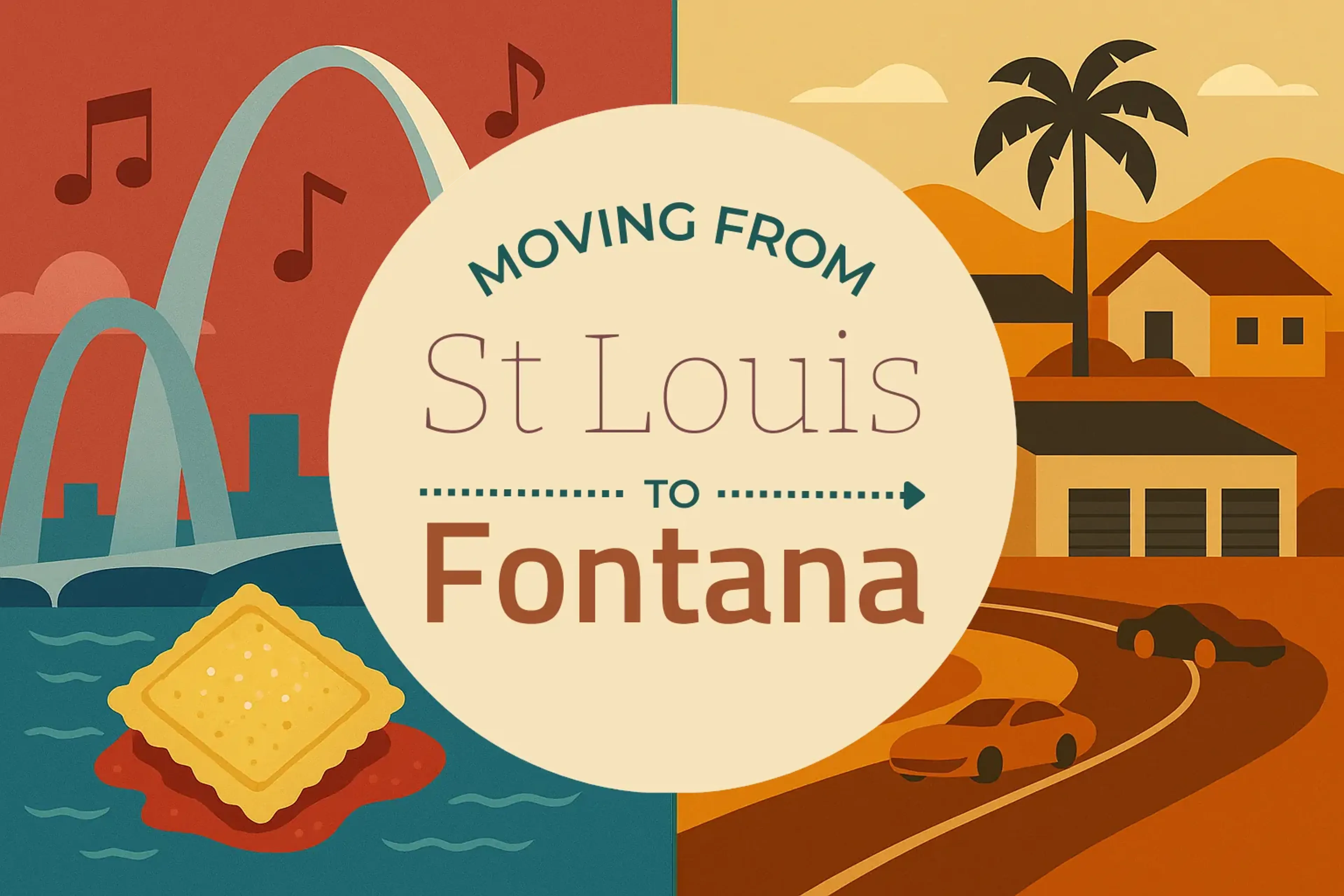 Side-by-side comparison of St. Louis to Fontana moving companies