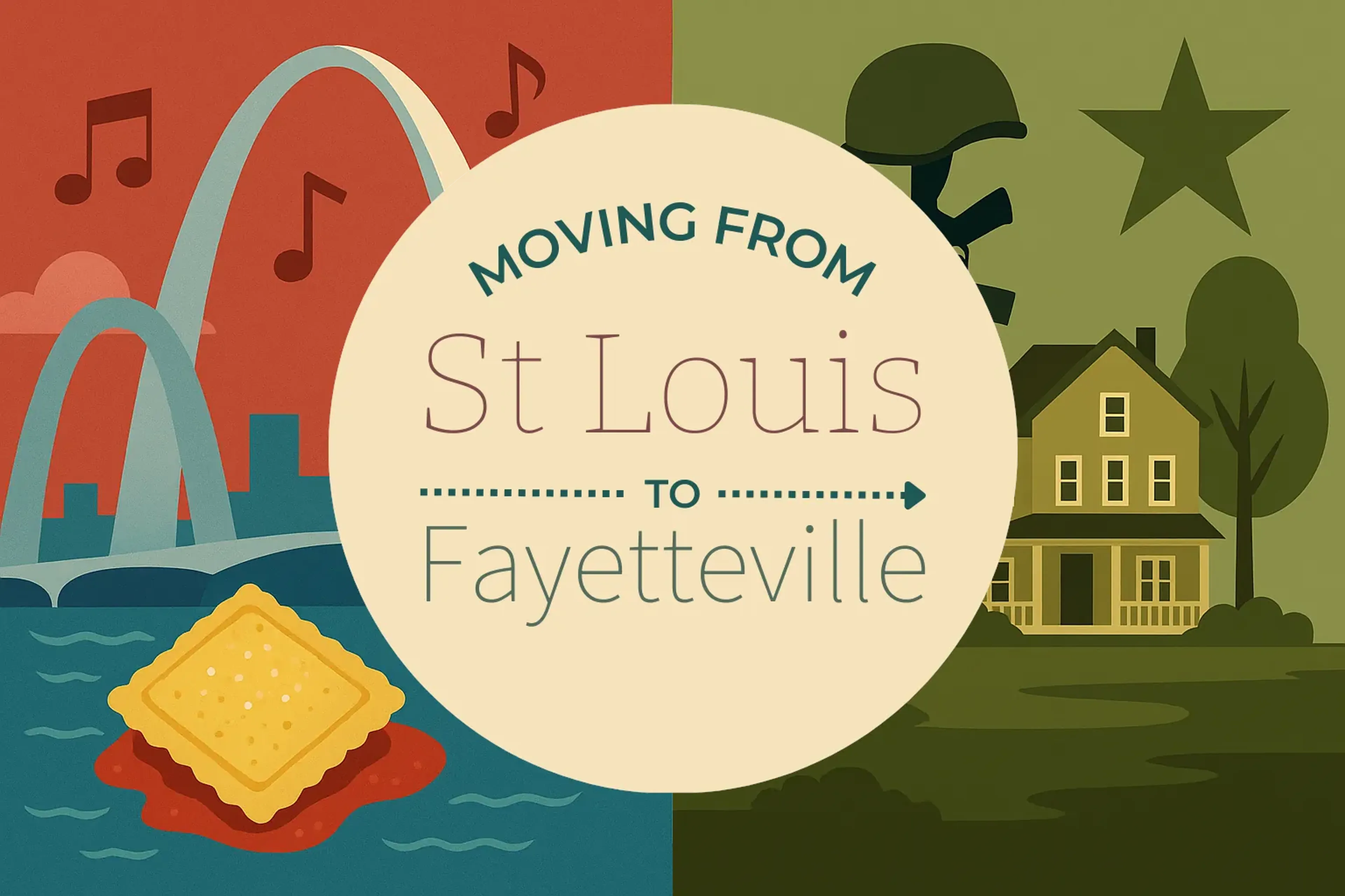 Side-by-side comparison of St. Louis to Fayetteville moving companies