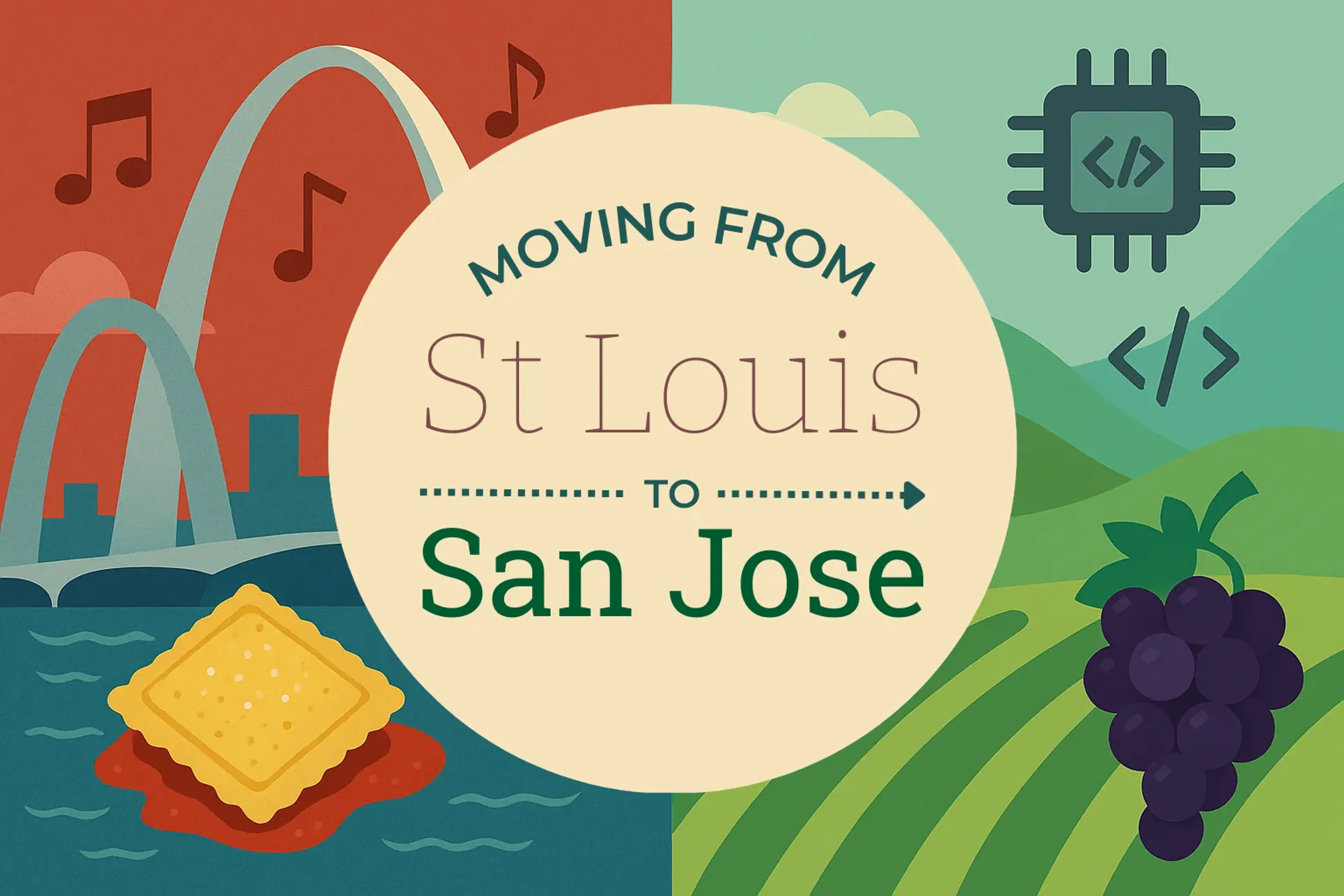 Side-by-side comparison of St. Louis to San Jose moving companies