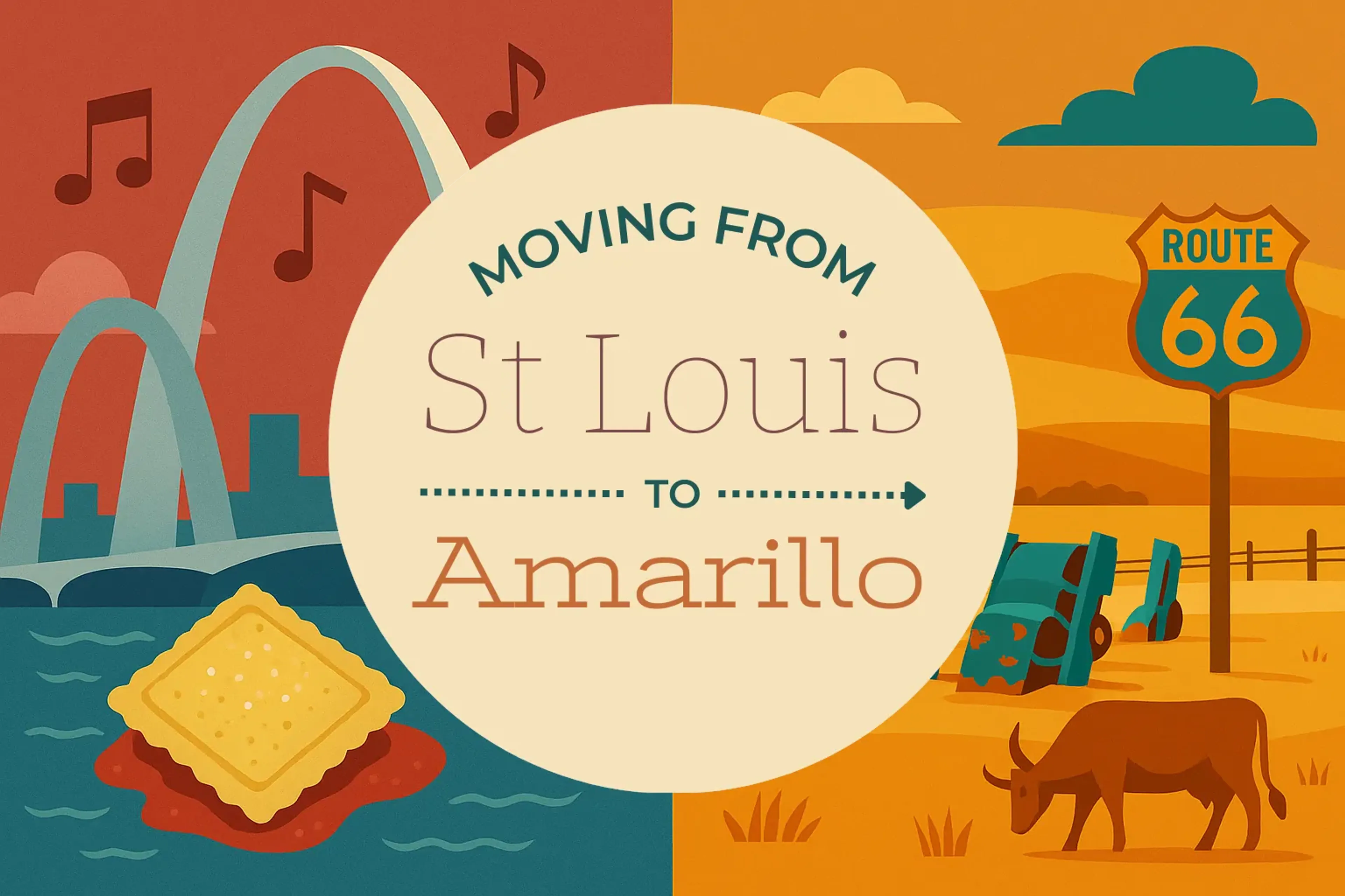 Side-by-side comparison of St. Louis to Amarillo moving companies