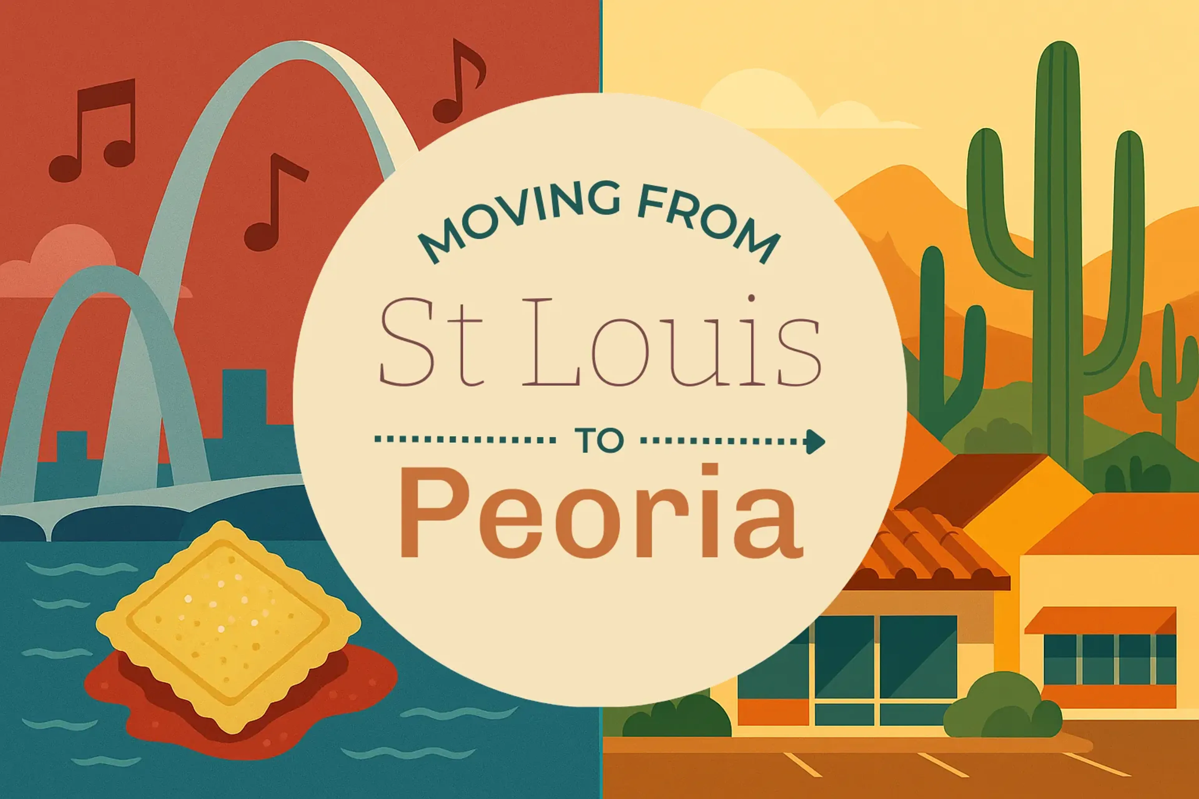 Side-by-side comparison of St. Louis to Peoria moving companies