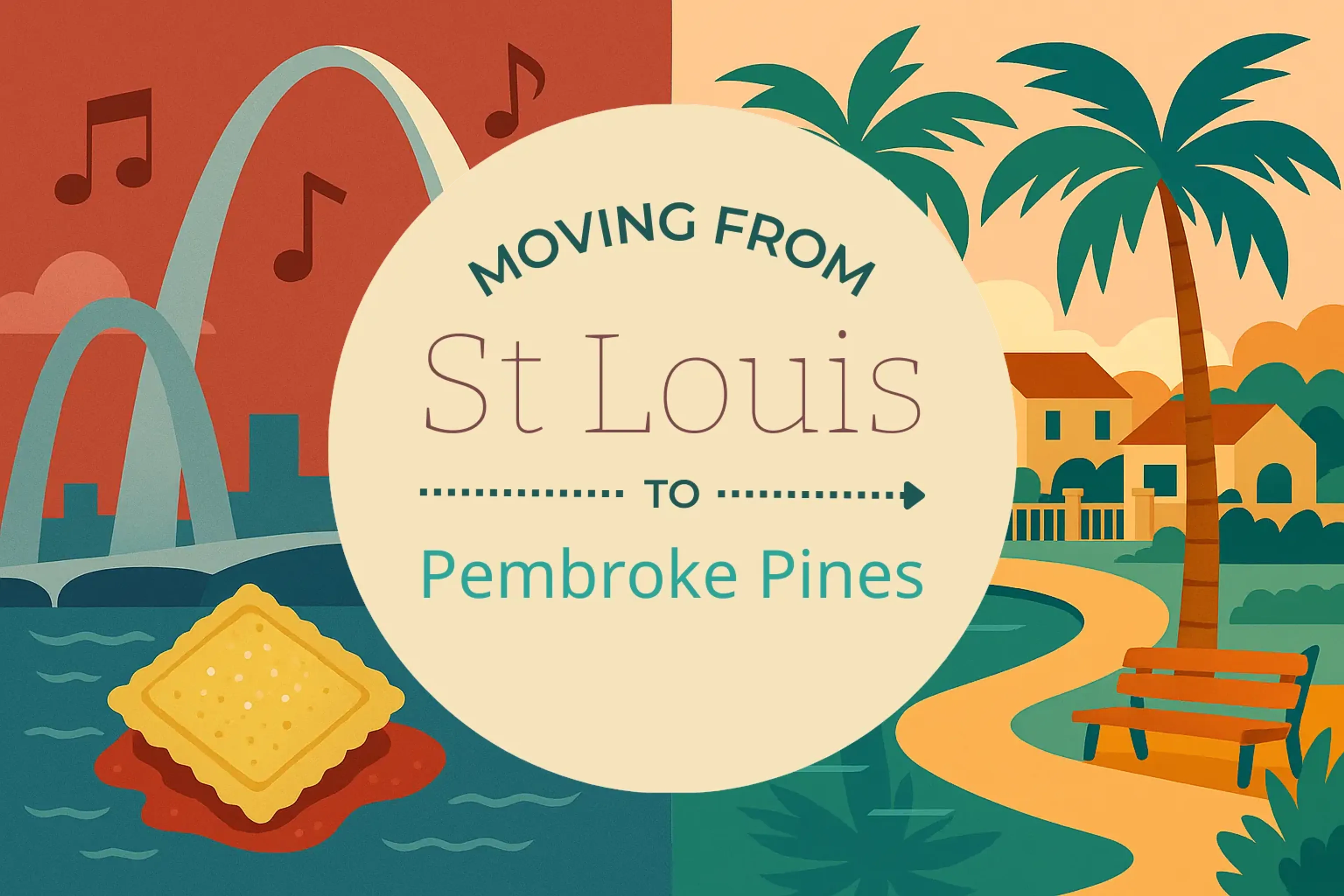 Side-by-side comparison of St. Louis to Pembroke Pines moving companies