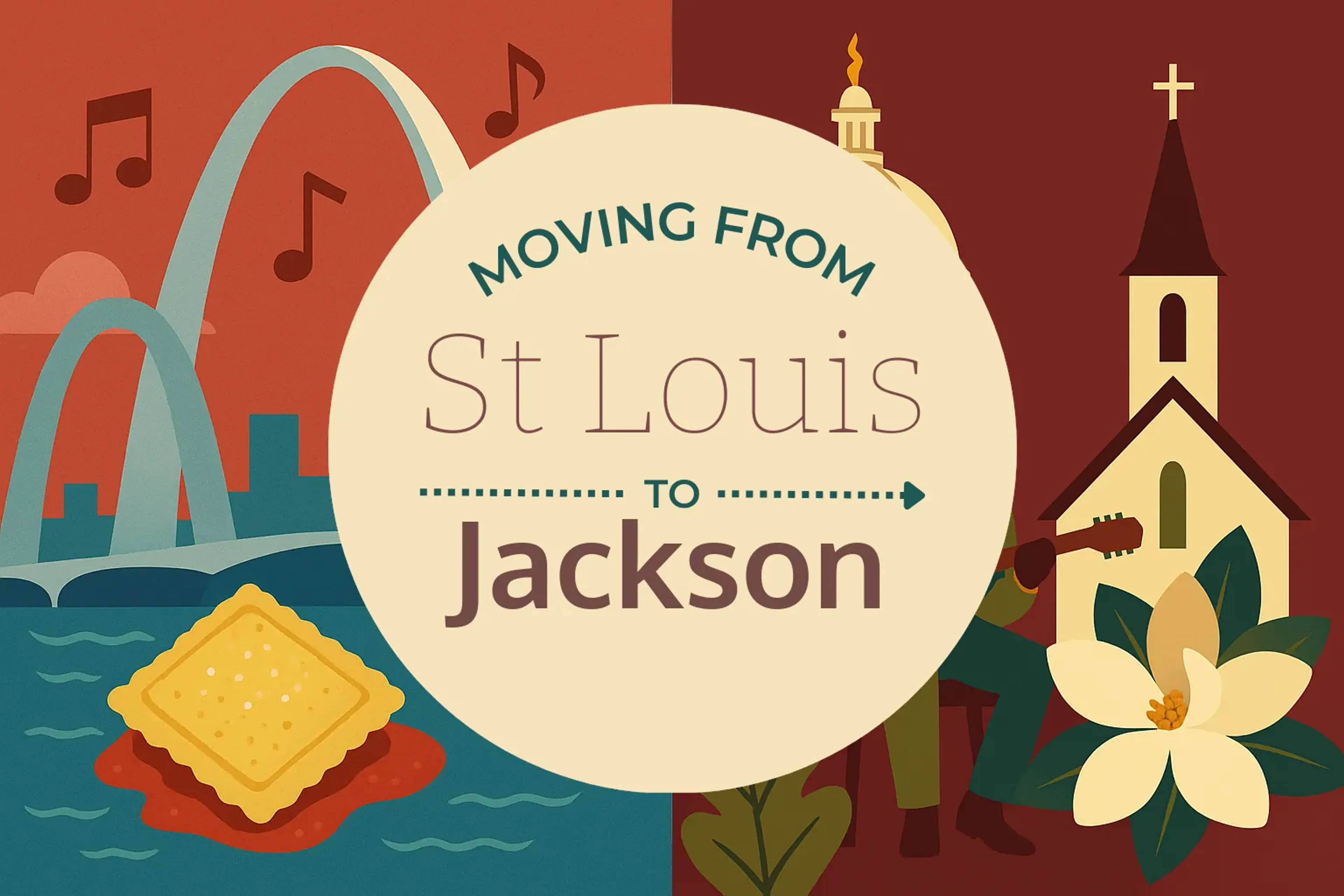 Side-by-side comparison of St. Louis to Jackson moving companies