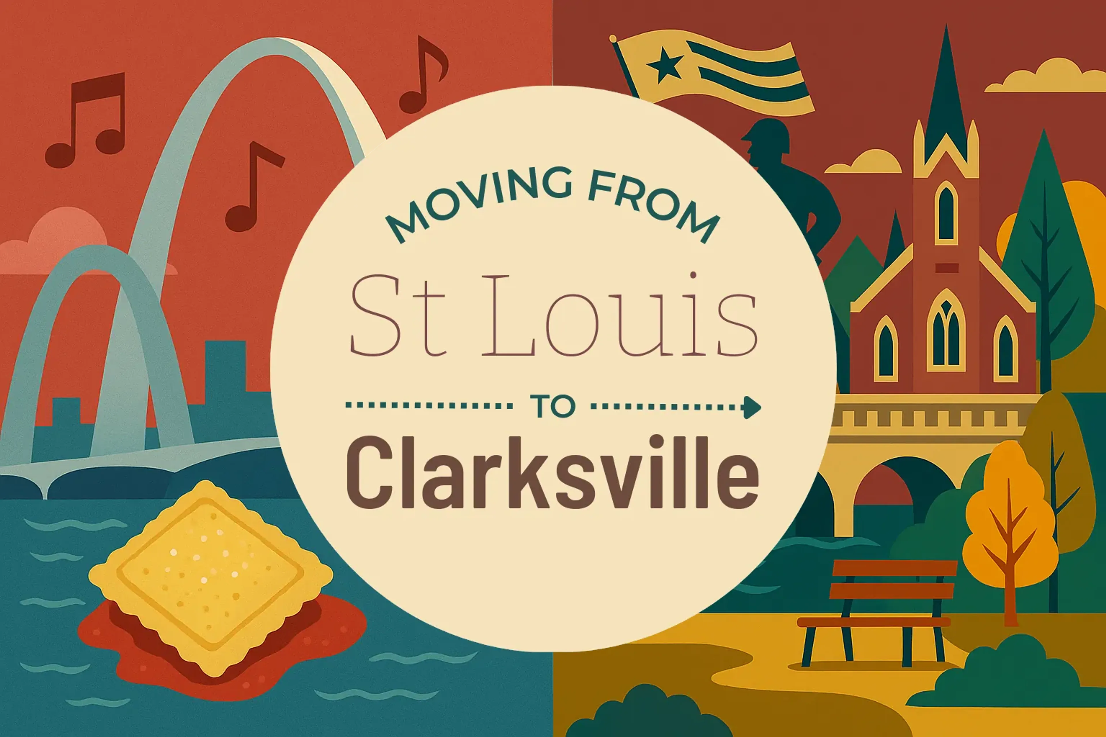 Side-by-side comparison of St. Louis to Clarksville moving companies
