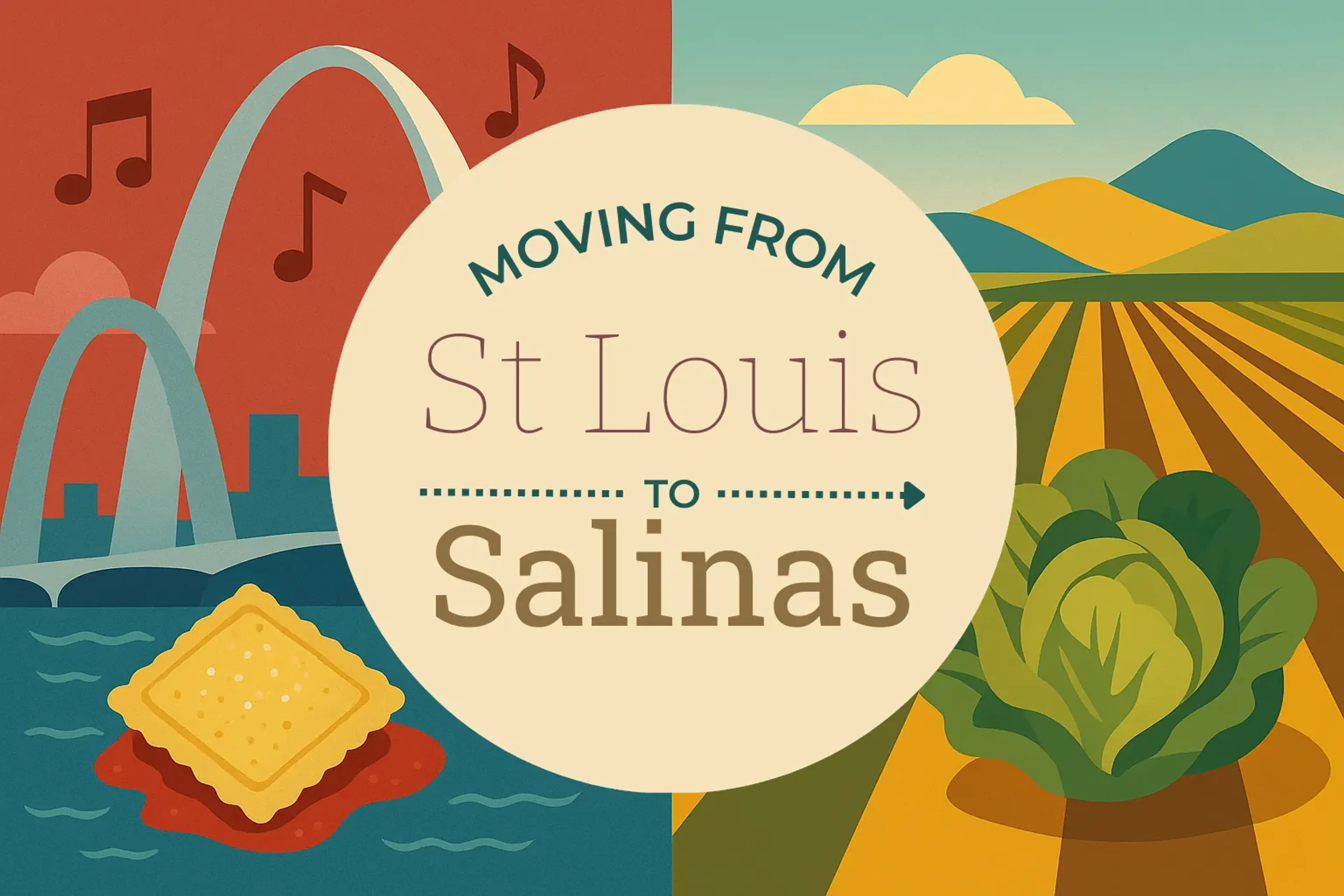 Side-by-side comparison of St. Louis to Salinas moving companies
