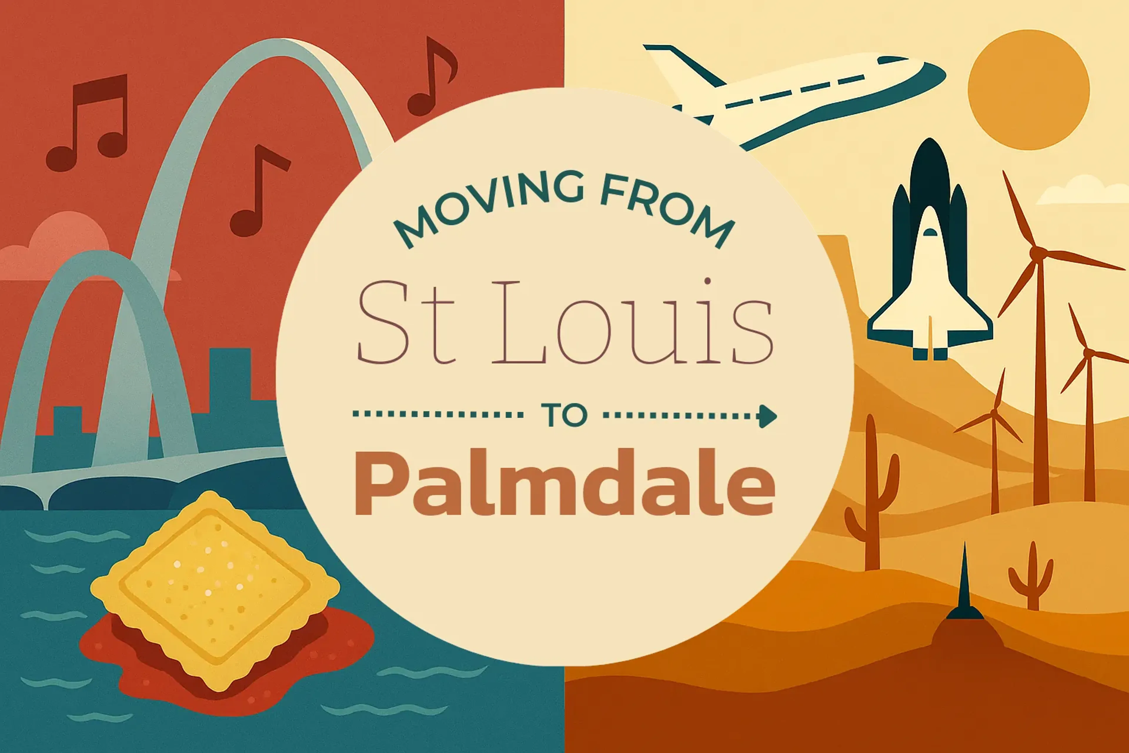 Side-by-side comparison of St. Louis to Palmdale moving companies