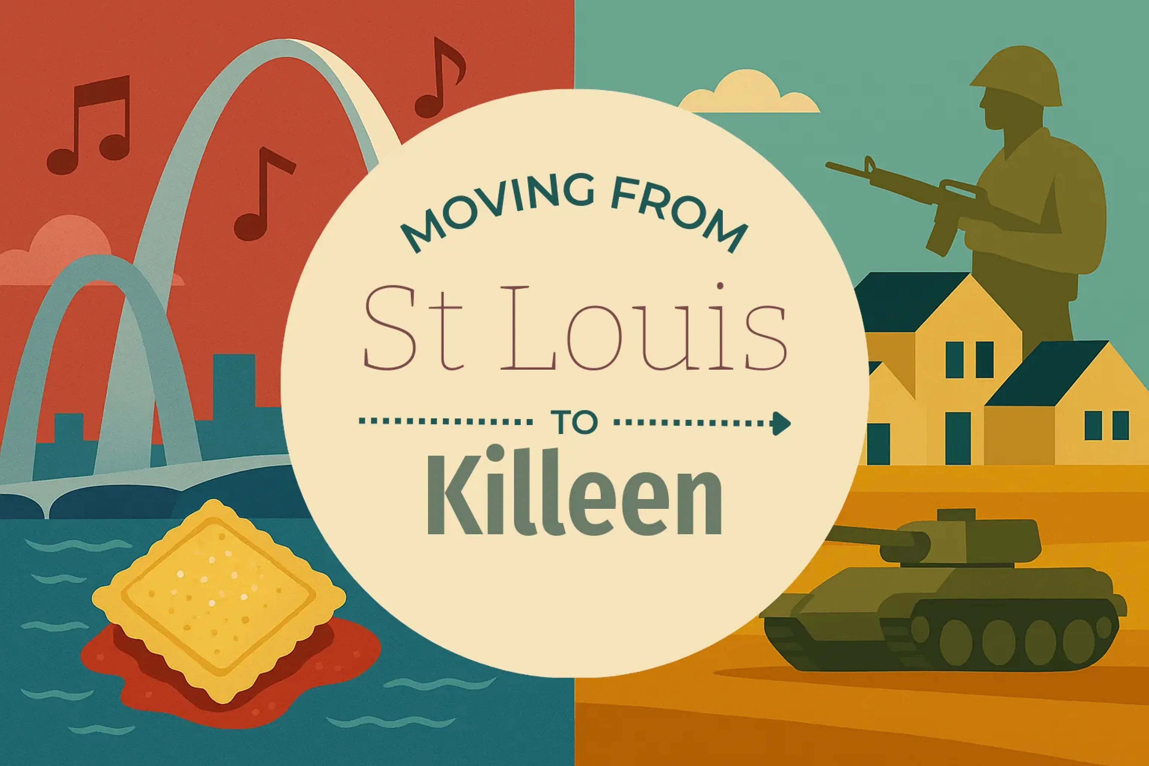 Side-by-side comparison of St. Louis to Killeen moving companies