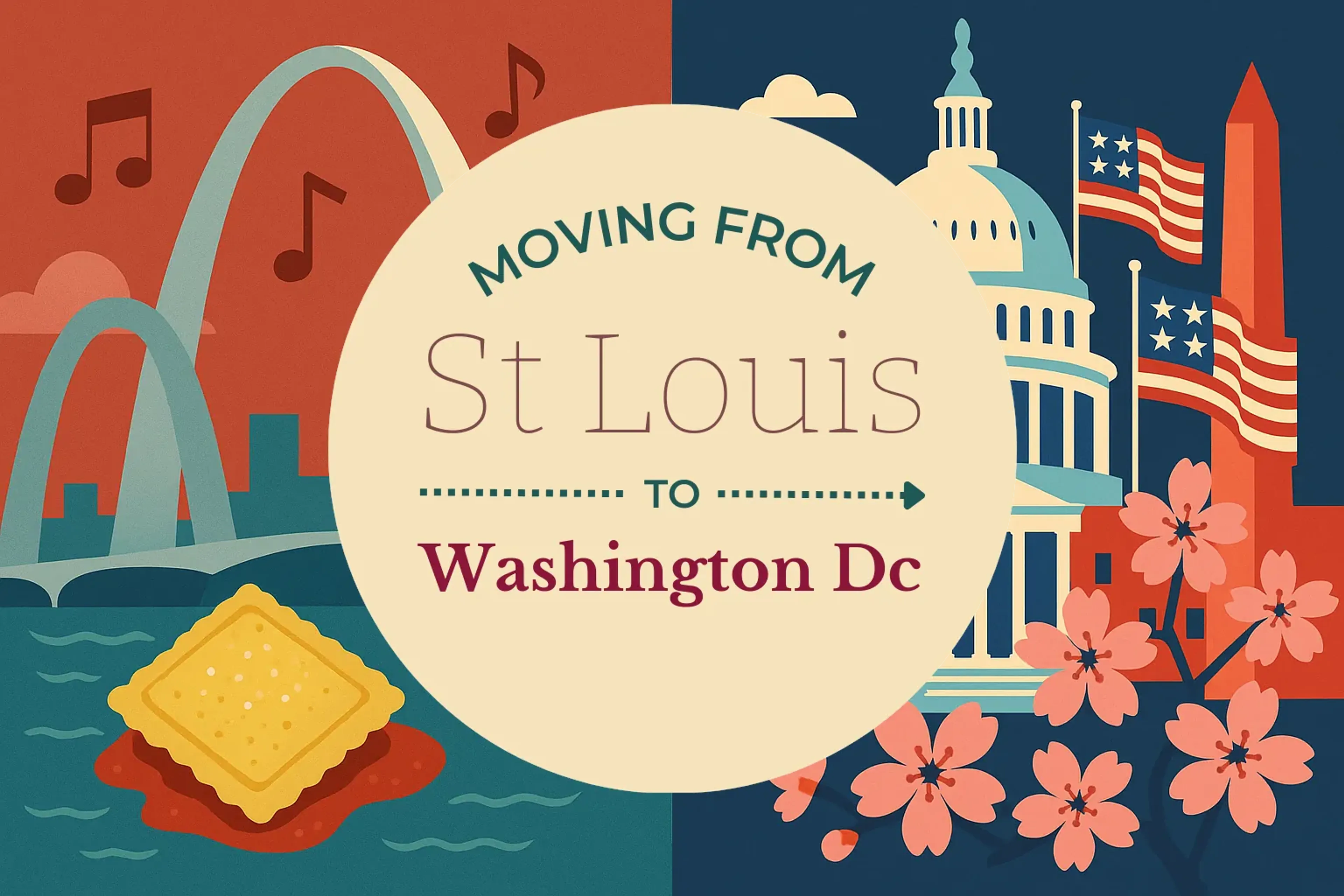 Side-by-side comparison of St. Louis to Washington DC moving companies