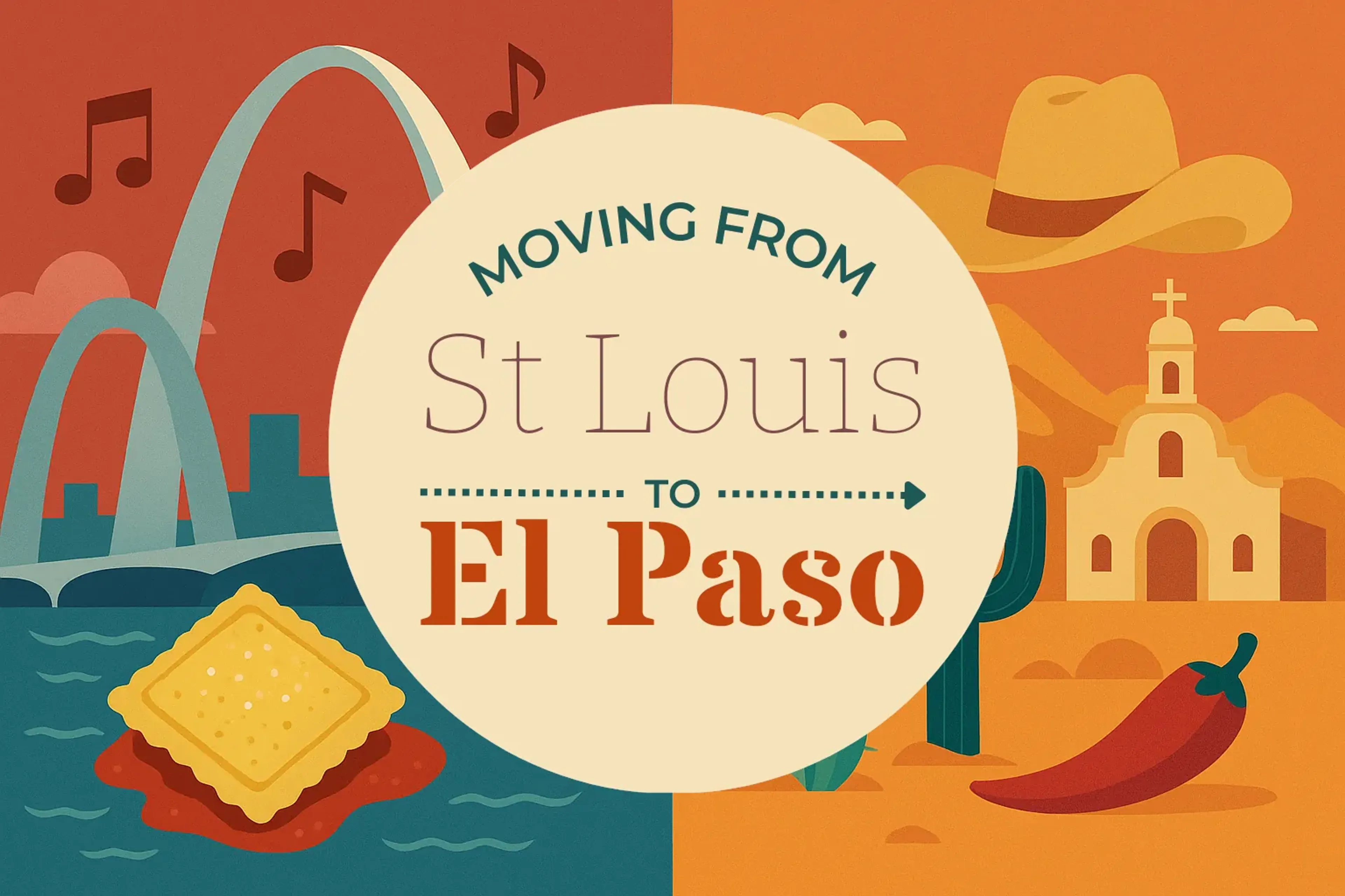 Side-by-side comparison of St. Louis to El Paso moving companies