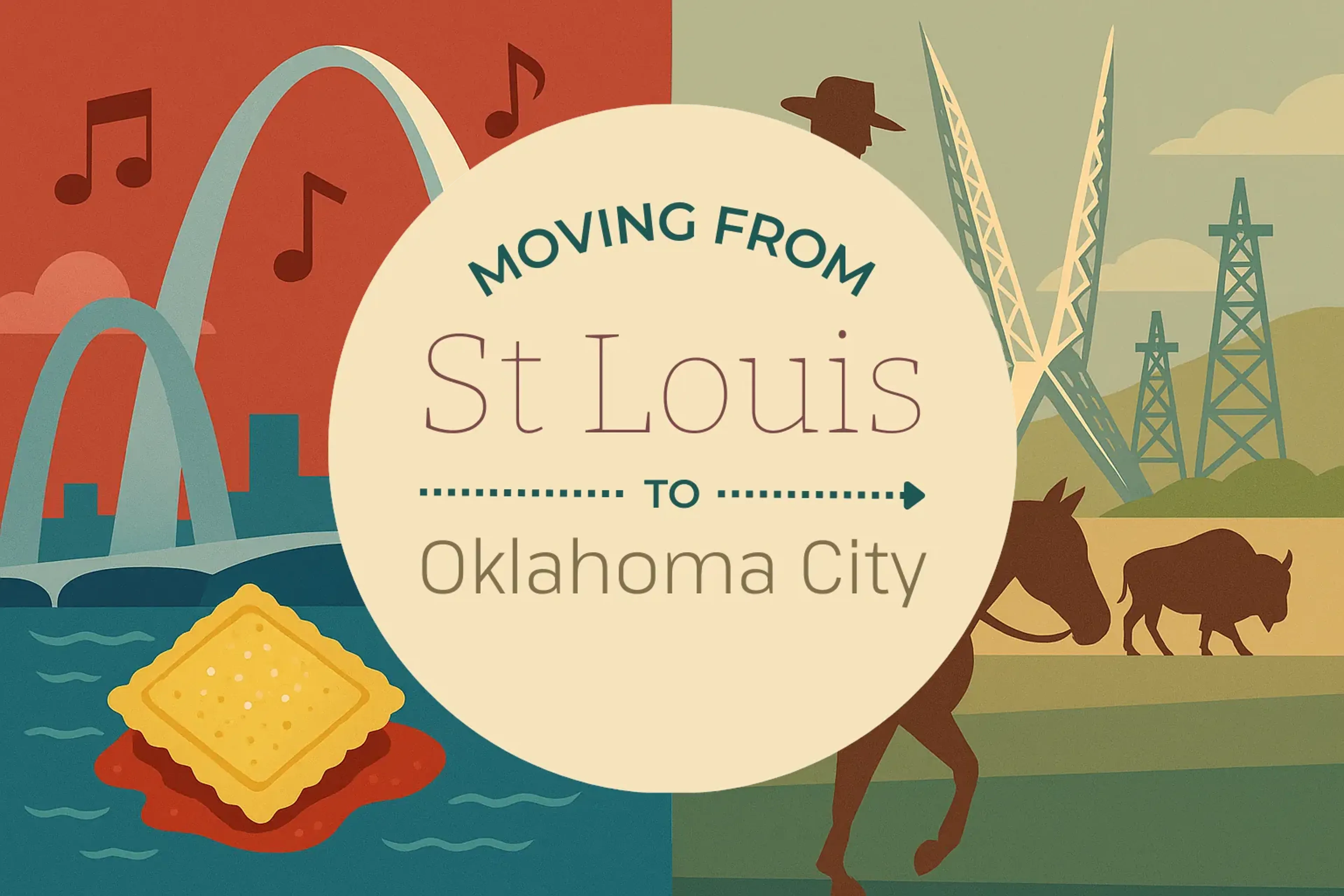 Side-by-side comparison of St. Louis to Oklahoma City moving companies