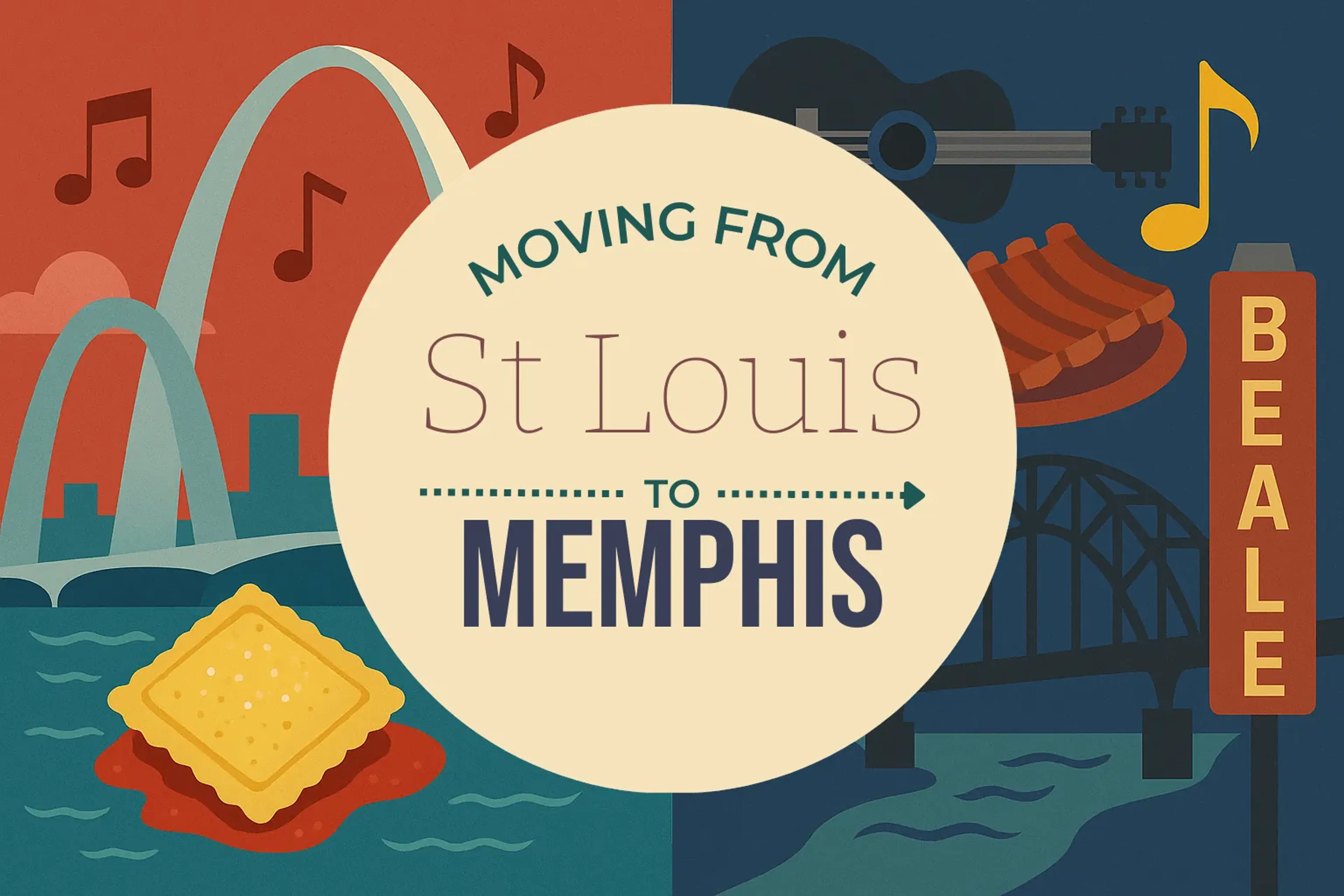 Side-by-side comparison of St. Louis to Memphis moving companies