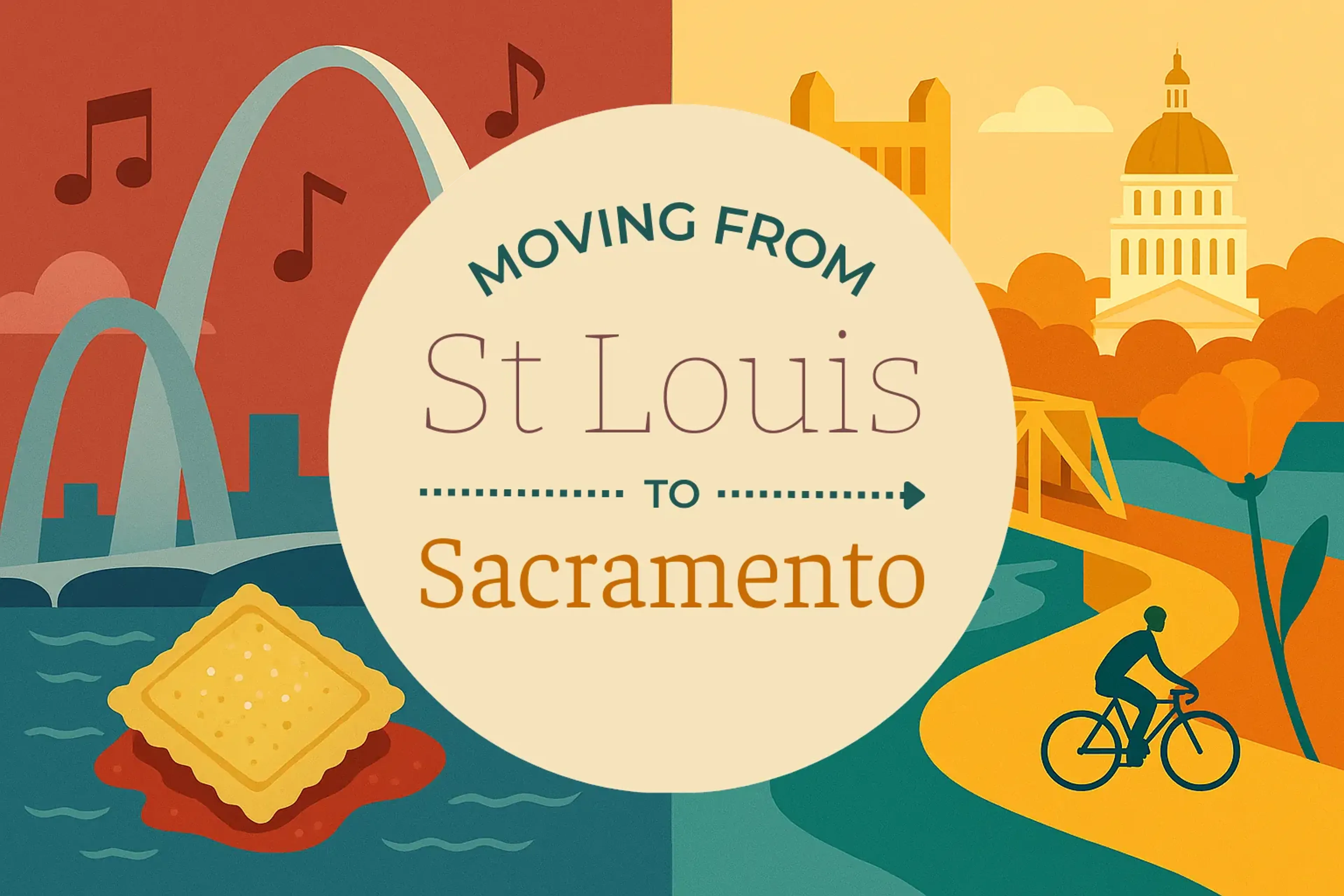 Side-by-side comparison of St. Louis to Sacramento moving companies