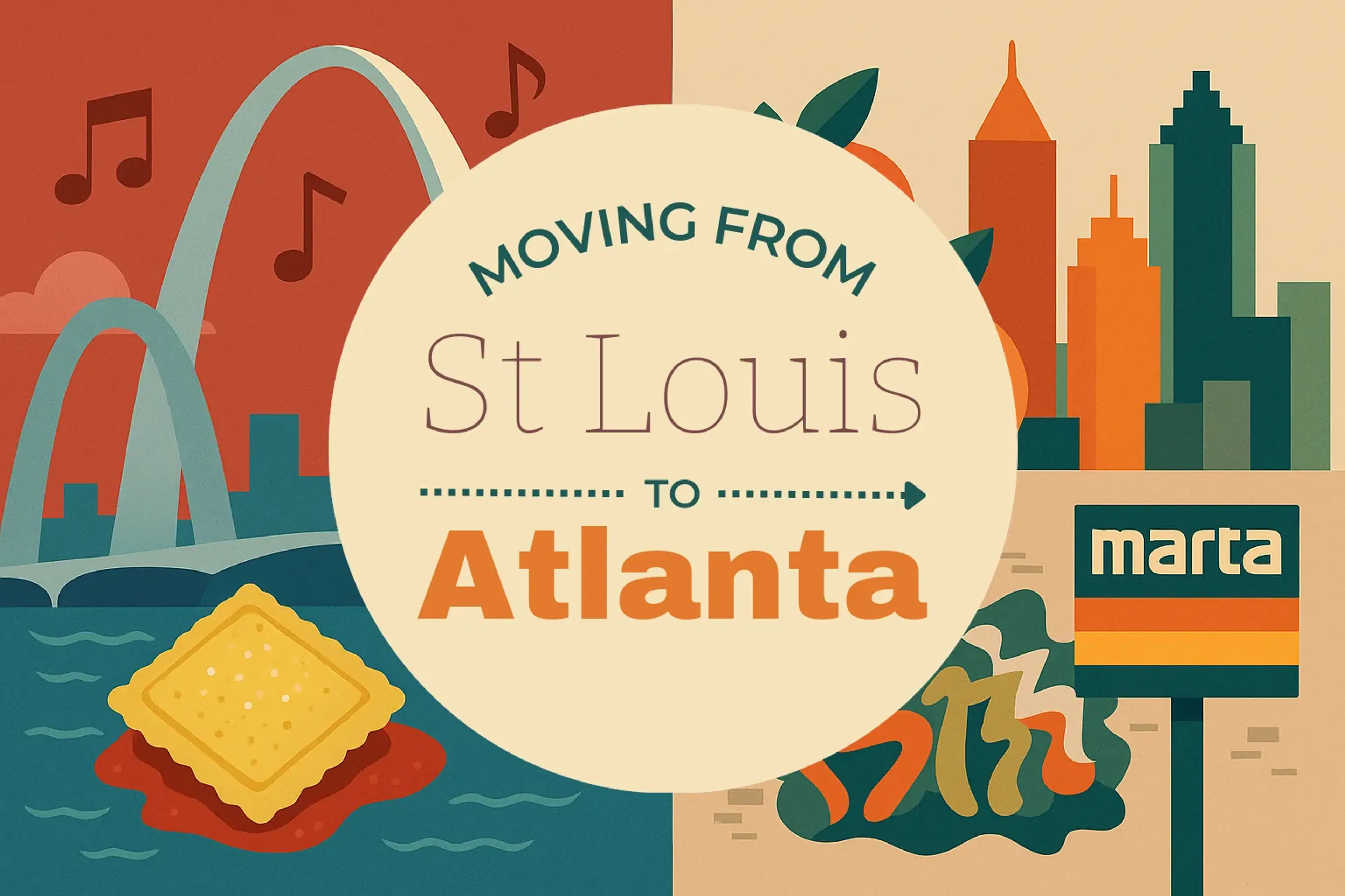 Side-by-side comparison of St. Louis to Atlanta moving companies