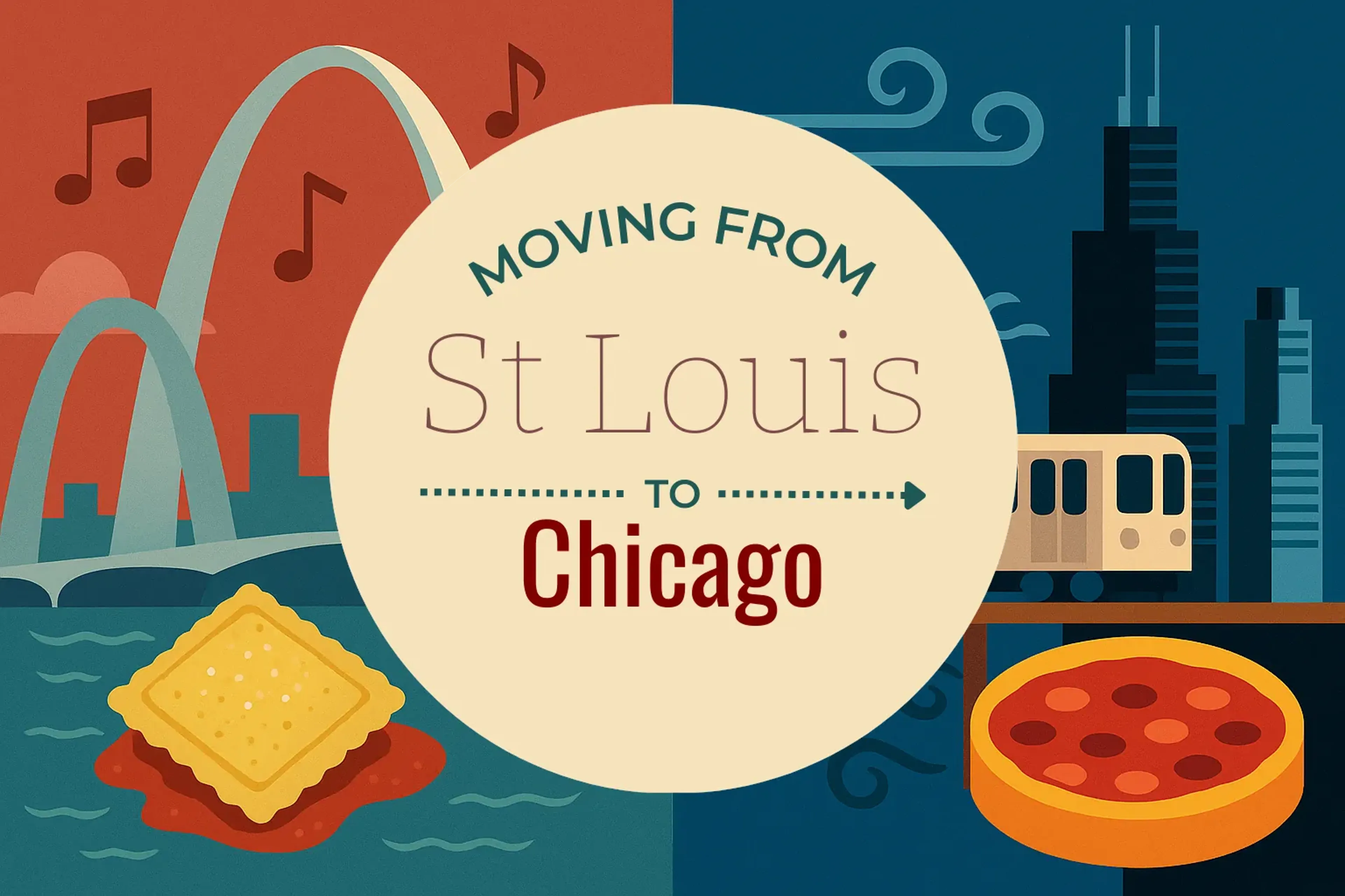Side-by-side comparison of St. Louis to Chicago moving companies