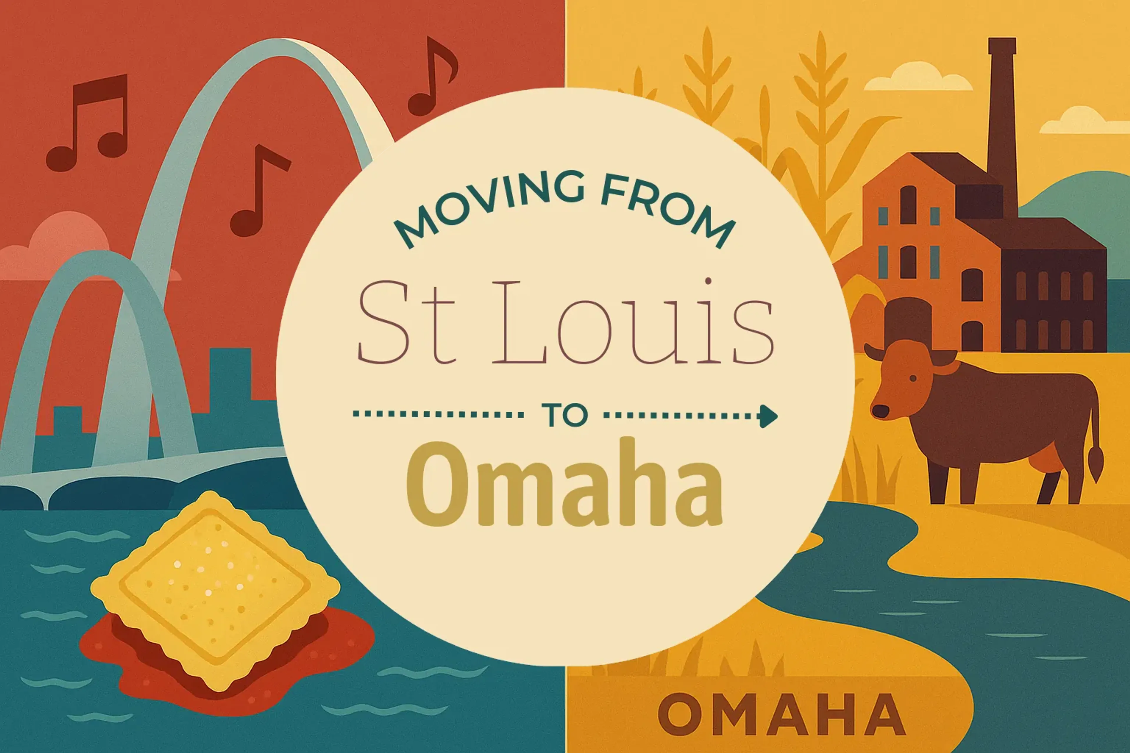 Side-by-side comparison of St. Louis to Omaha moving companies
