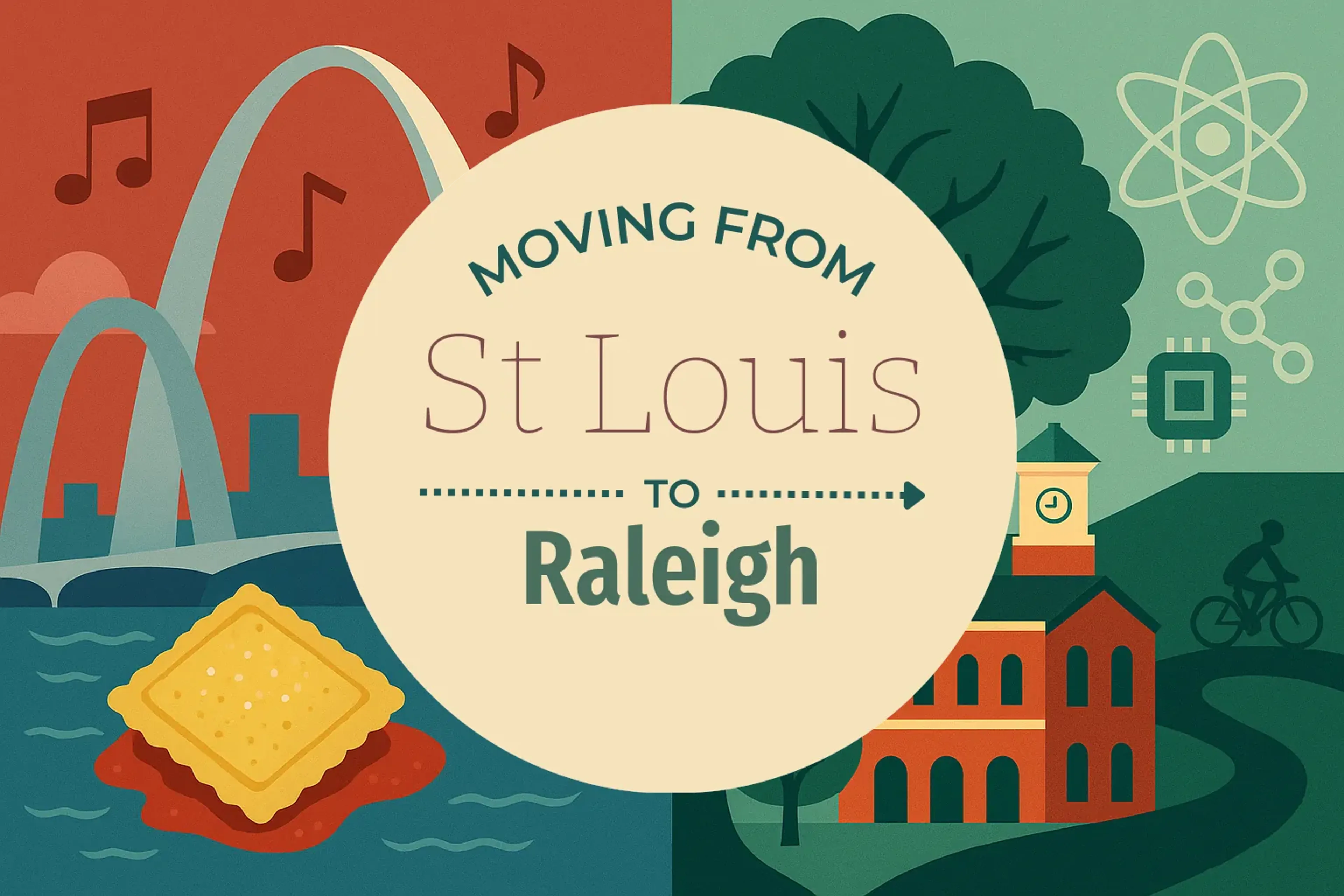 Side-by-side comparison of St. Louis to Raleigh moving companies