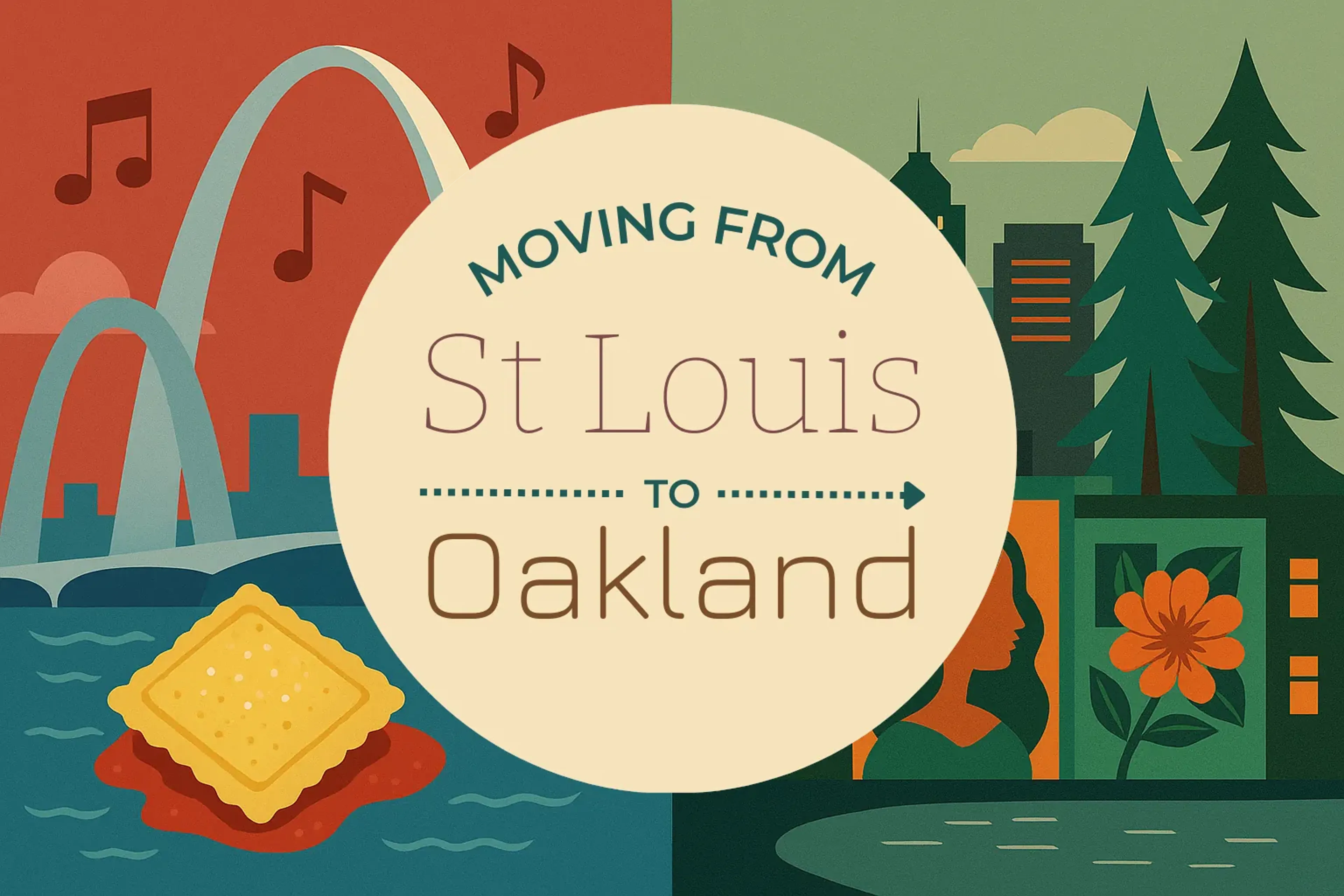 Side-by-side comparison of St. Louis to Oakland moving companies