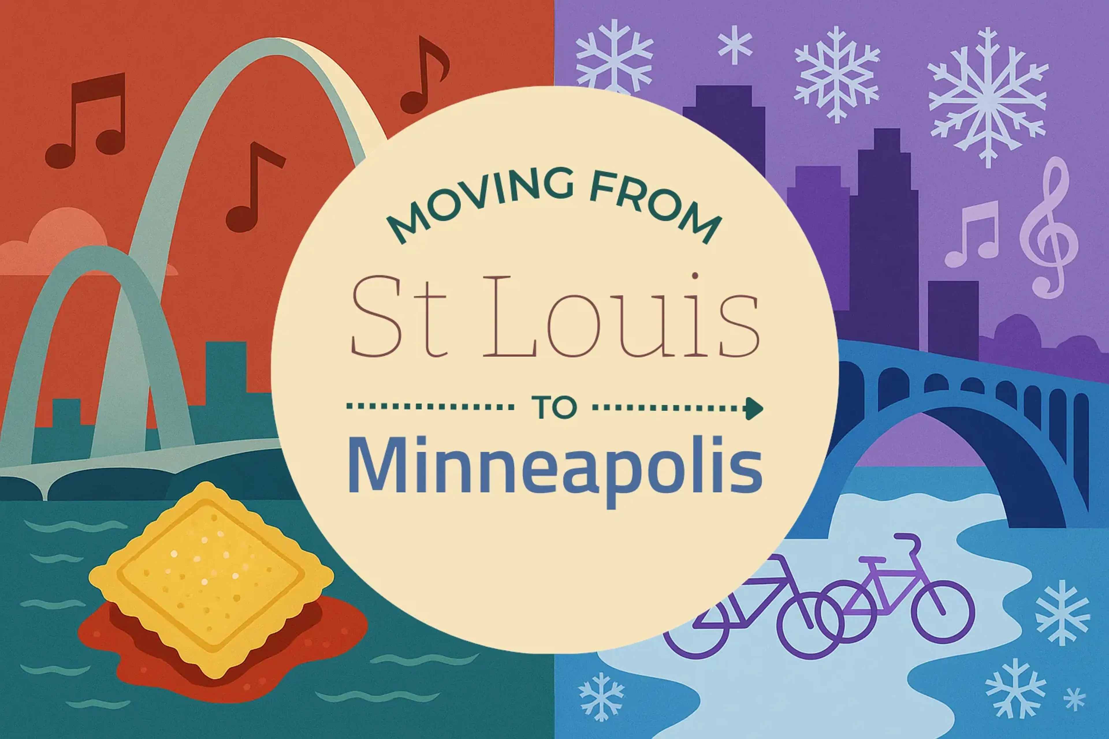 Side-by-side comparison of St. Louis to Minneapolis moving companies