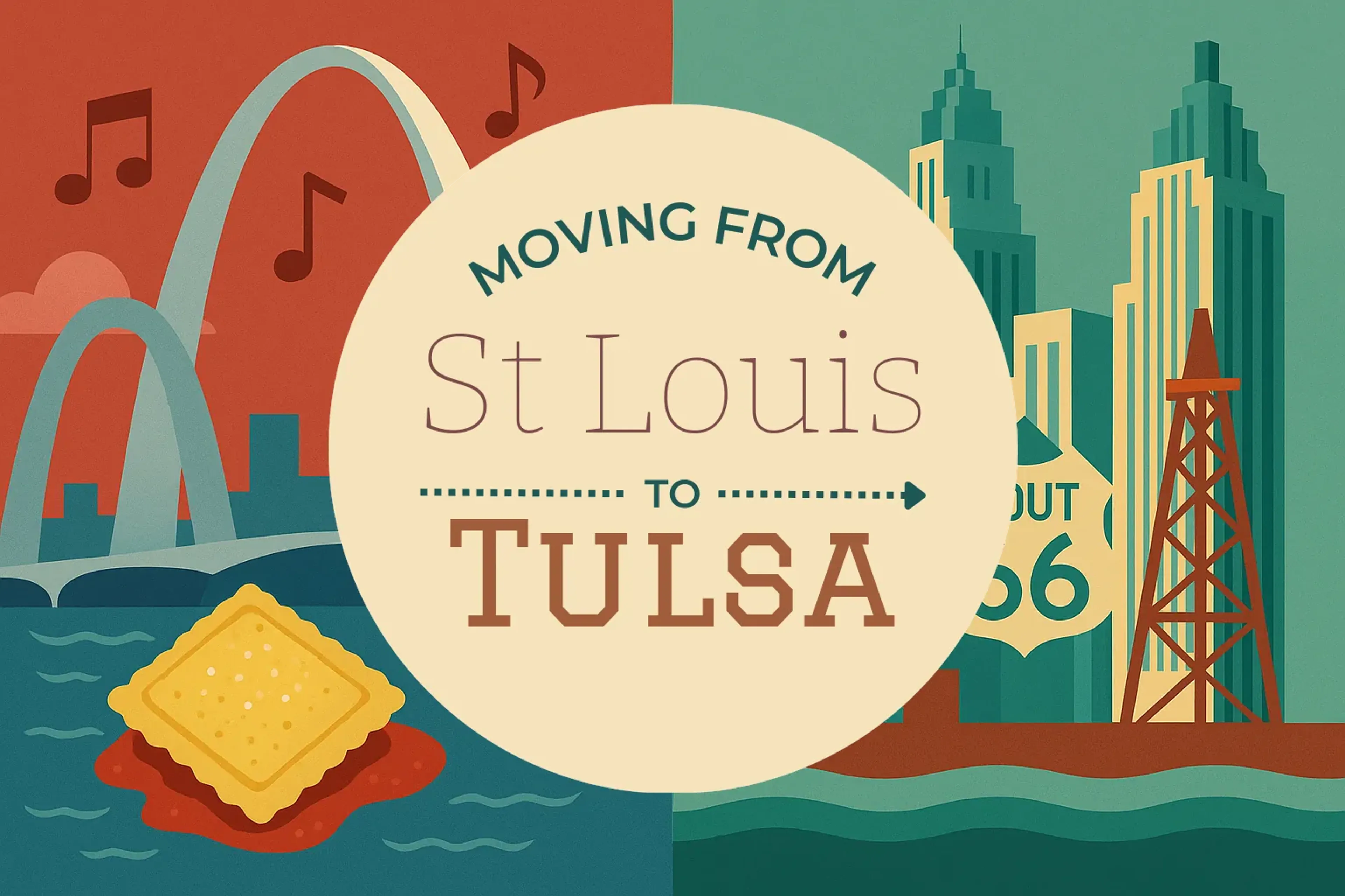 Side-by-side comparison of St. Louis to Tulsa moving companies