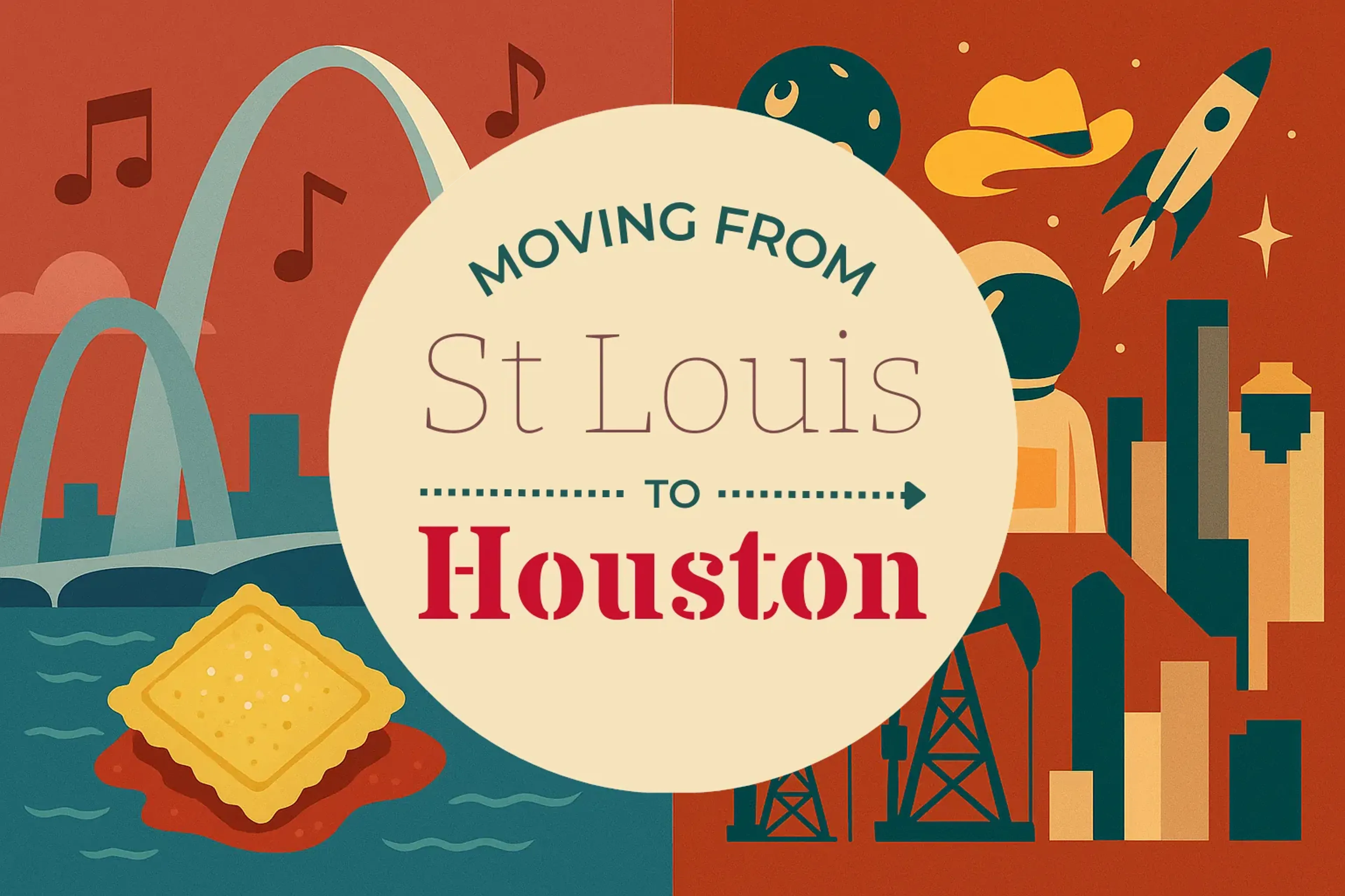 Side-by-side comparison of St. Louis to Houston moving companies