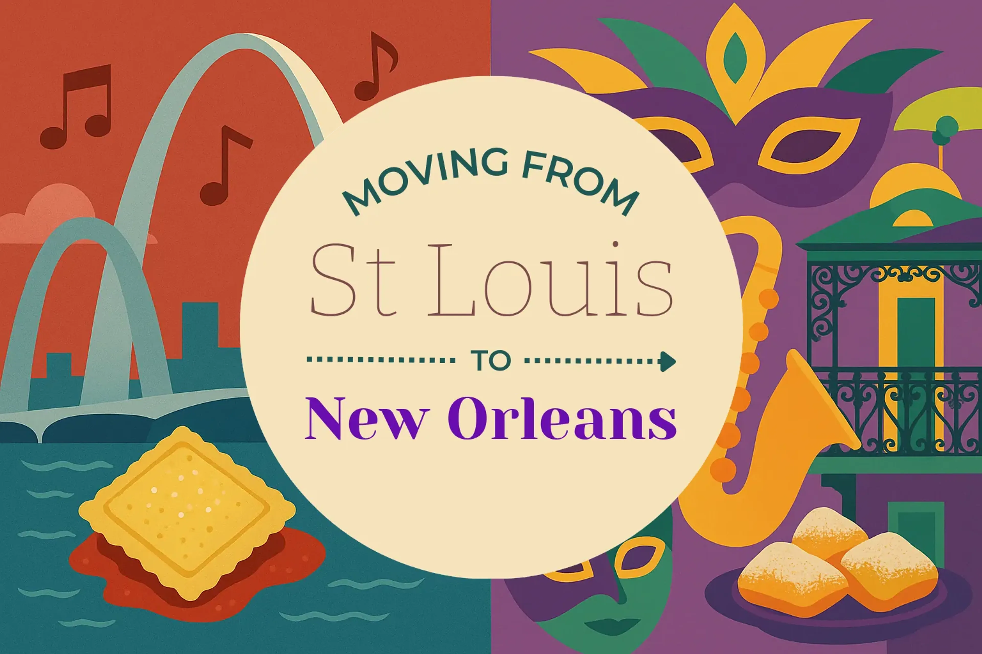 Side-by-side comparison of St. Louis to New Orleans moving companies