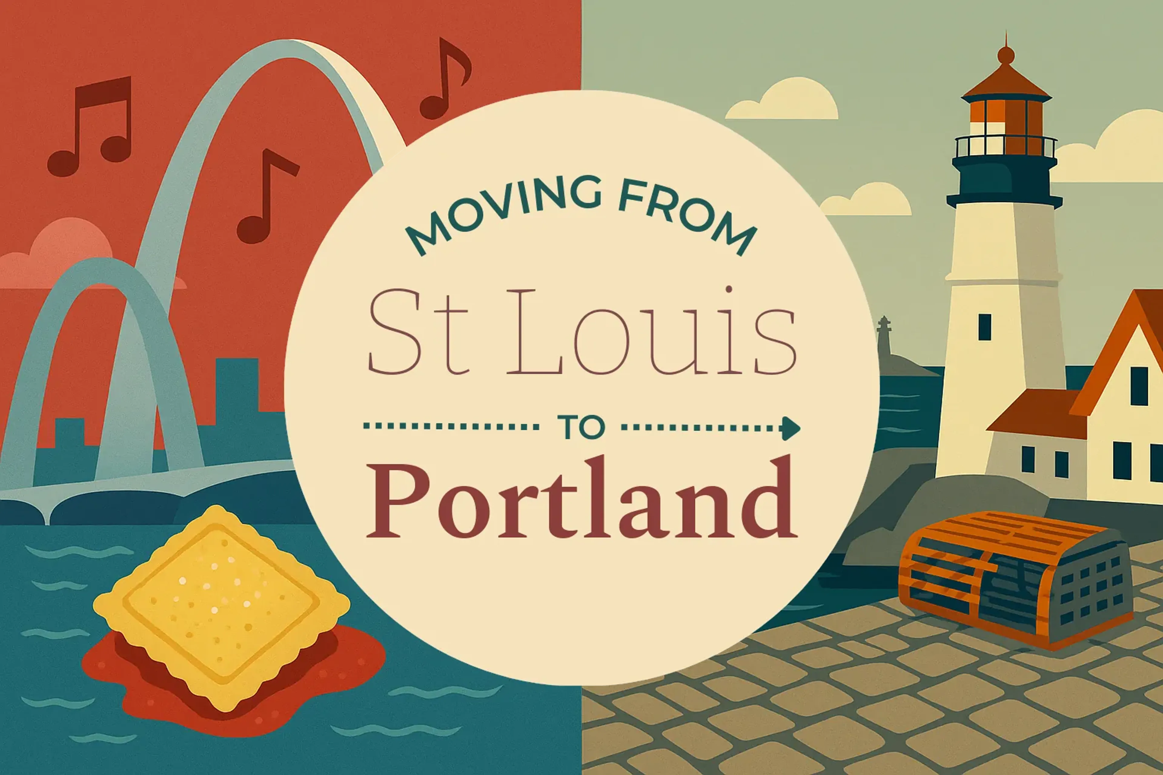 Side-by-side comparison of St. Louis to Portland moving companies