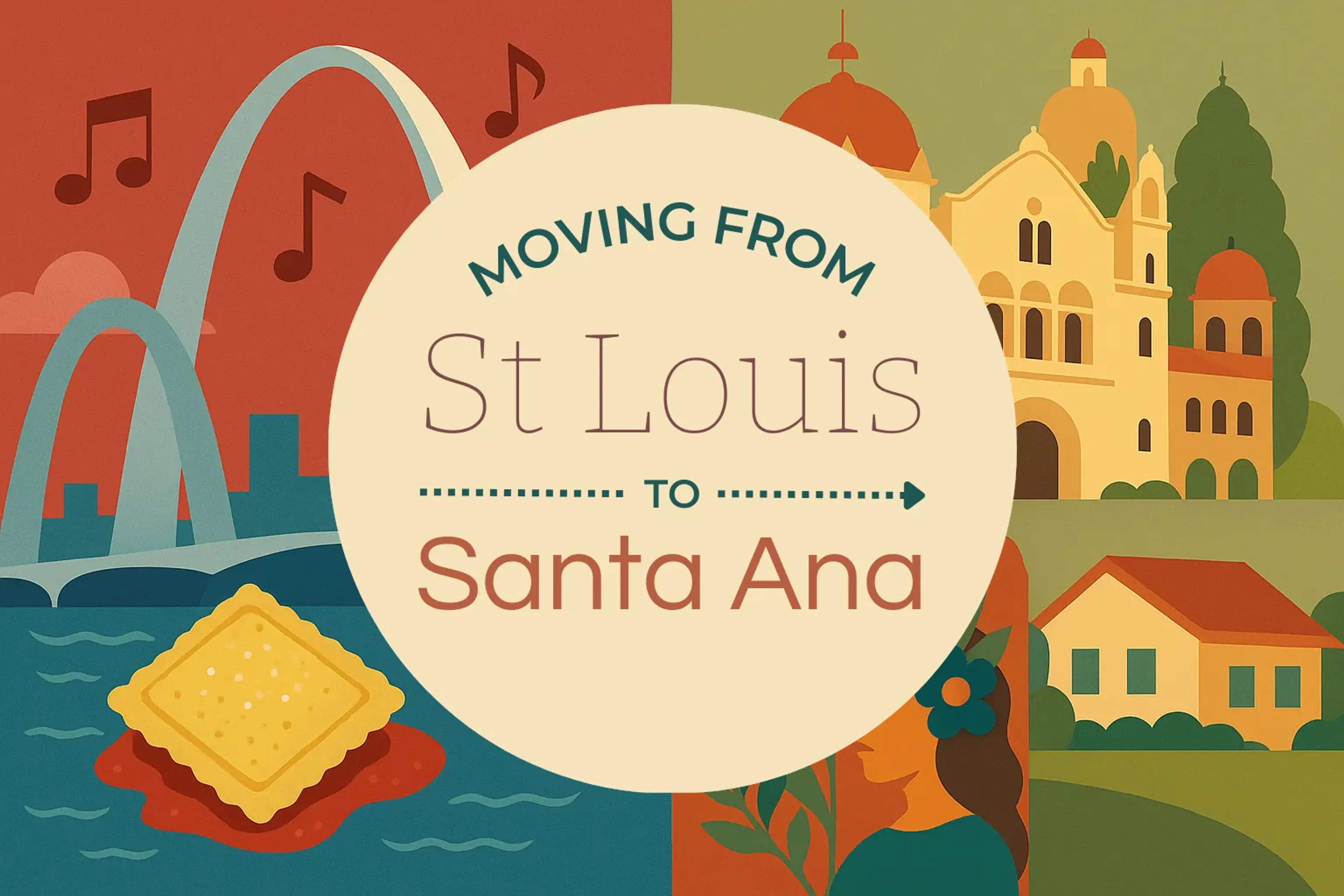Side-by-side comparison of St. Louis to Santa Ana moving companies