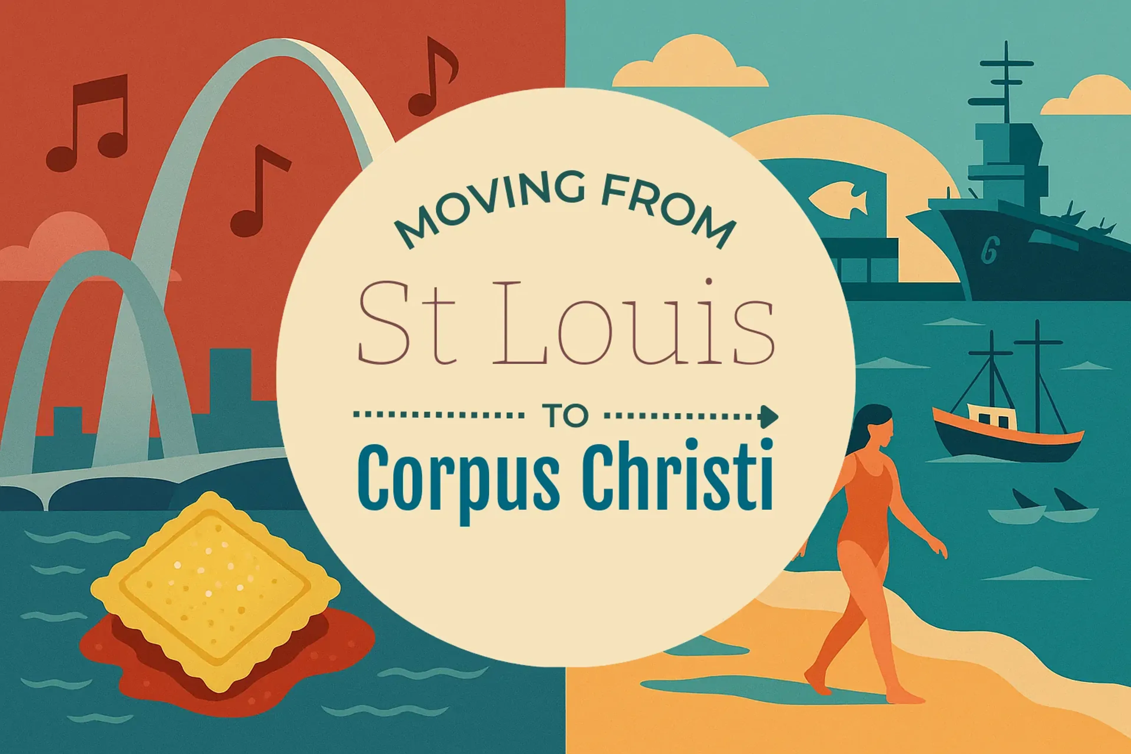 Side-by-side comparison of St. Louis to Corpus Christi moving companies