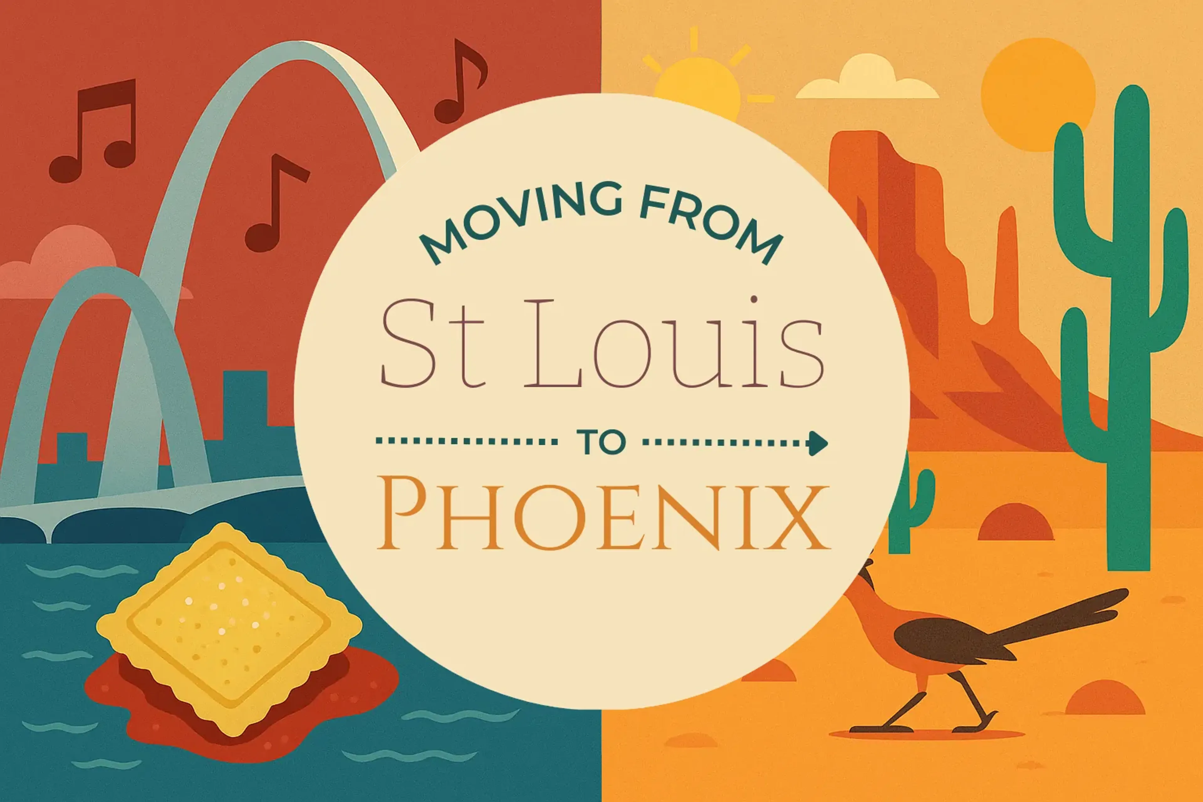 Side-by-side comparison of St. Louis to Phoenix moving companies