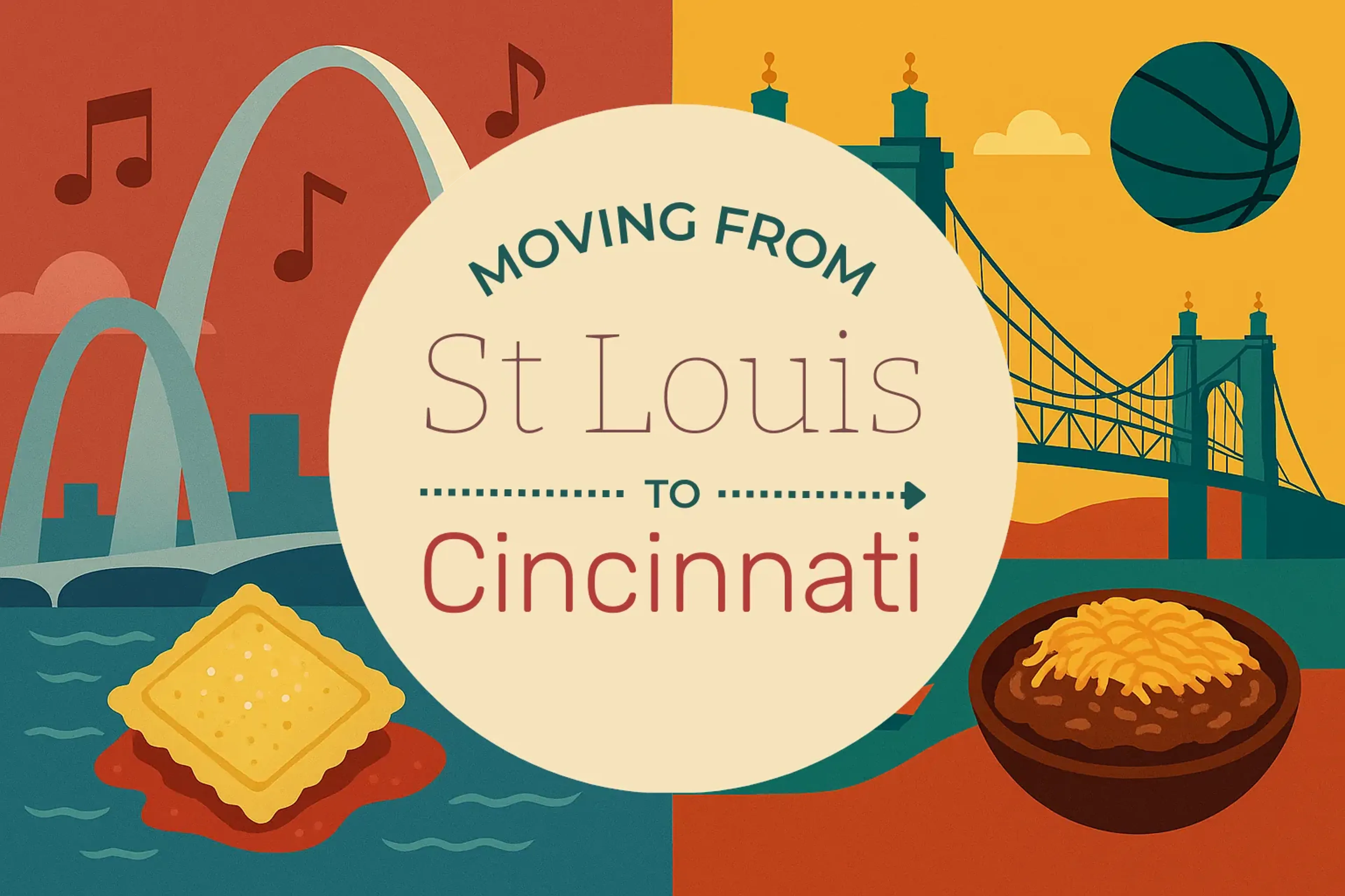 Side-by-side comparison of St. Louis to Cincinnati moving companies