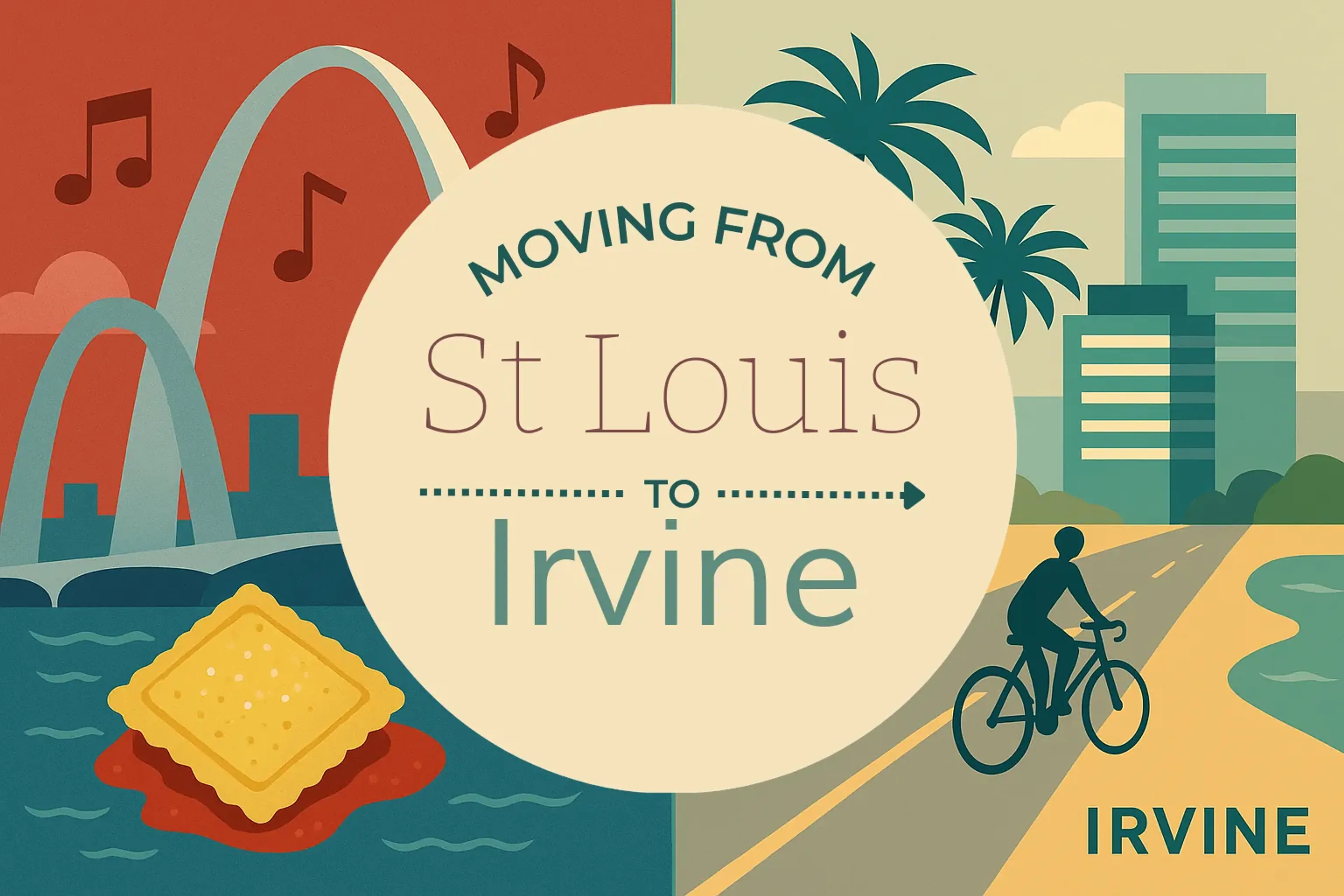 Side-by-side comparison of St. Louis to Irvine moving companies
