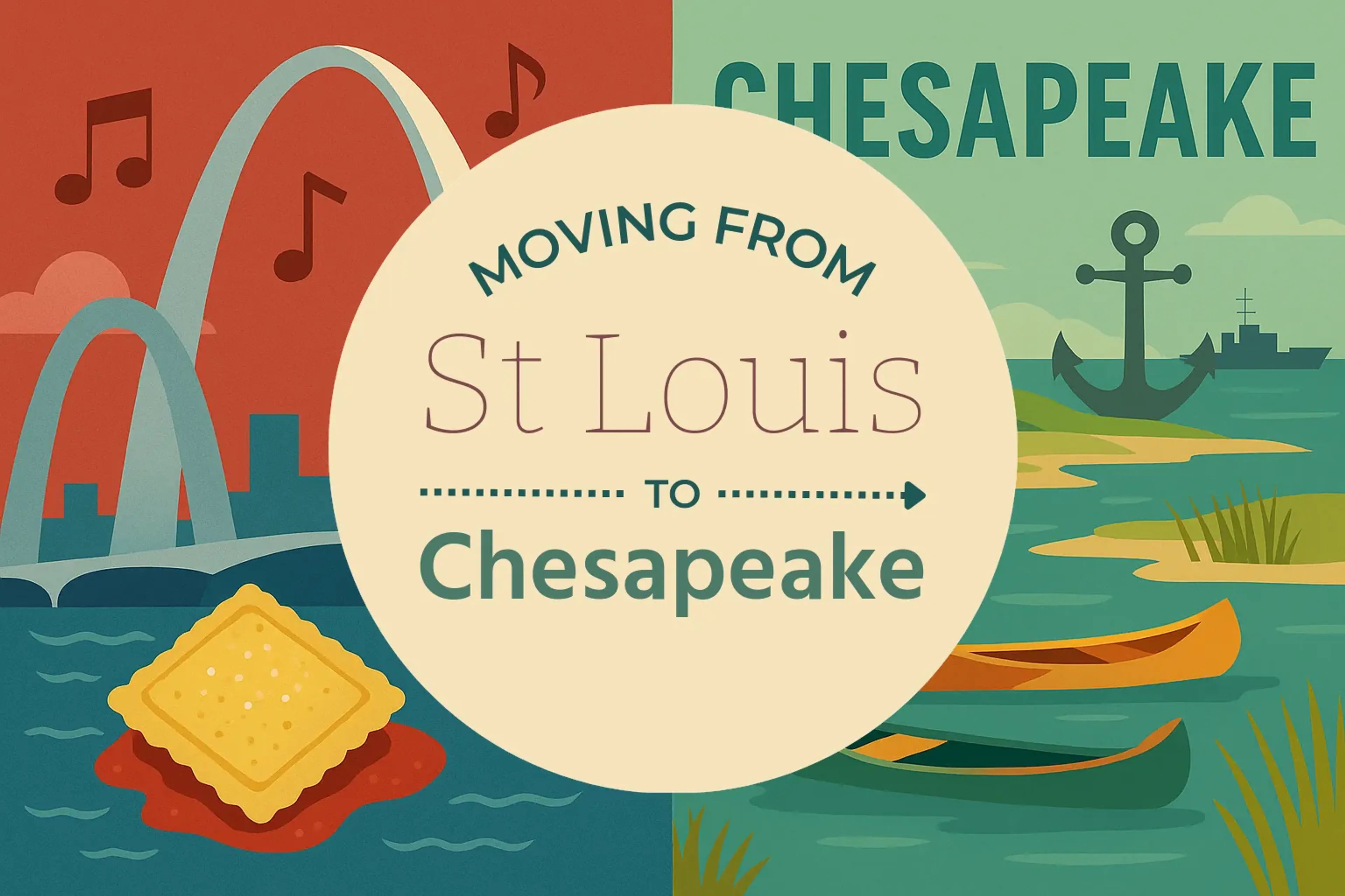 Side-by-side comparison of St. Louis to Chesapeake moving companies