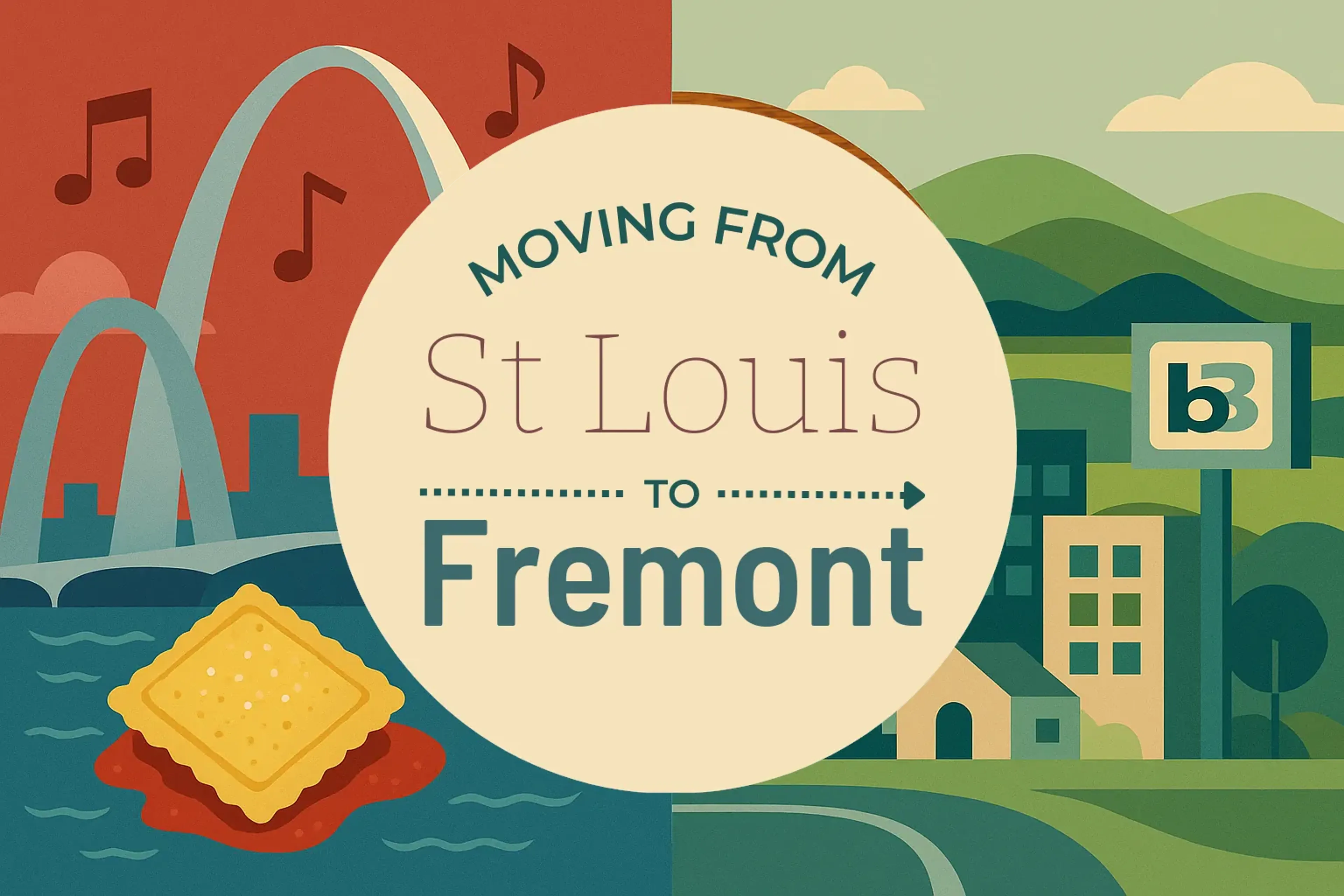 Side-by-side comparison of St. Louis to Fremont moving companies