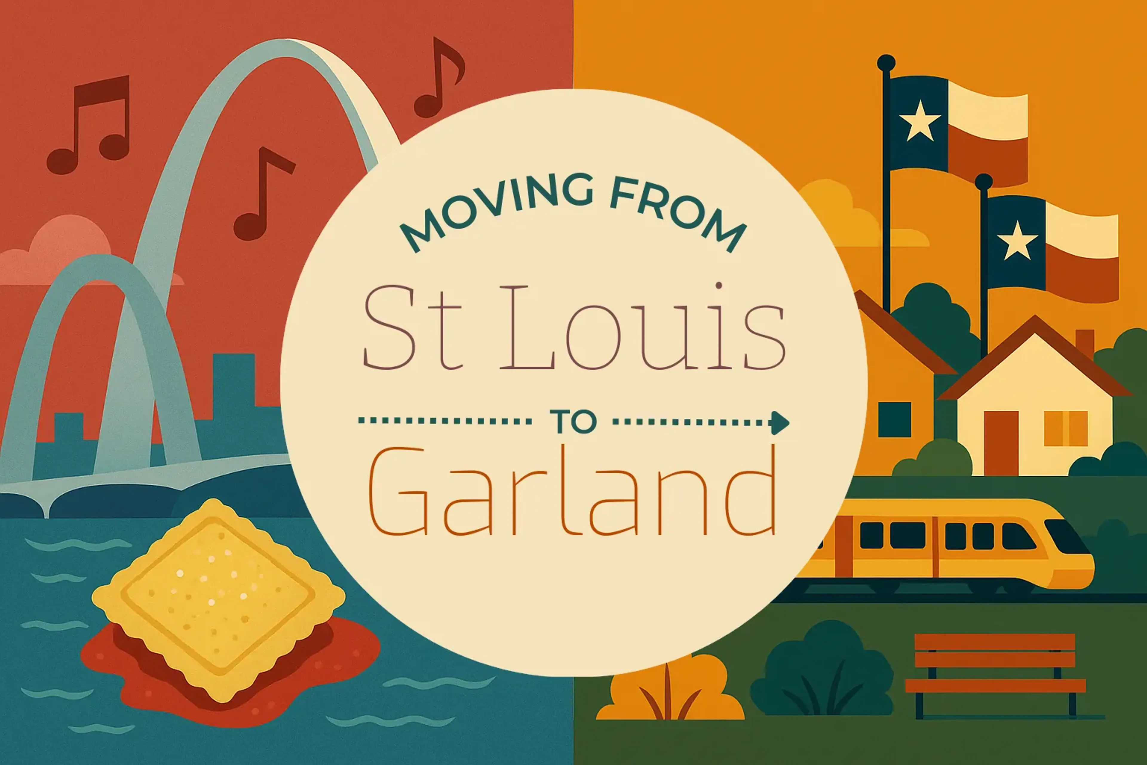 Side-by-side comparison of St. Louis to Garland moving companies
