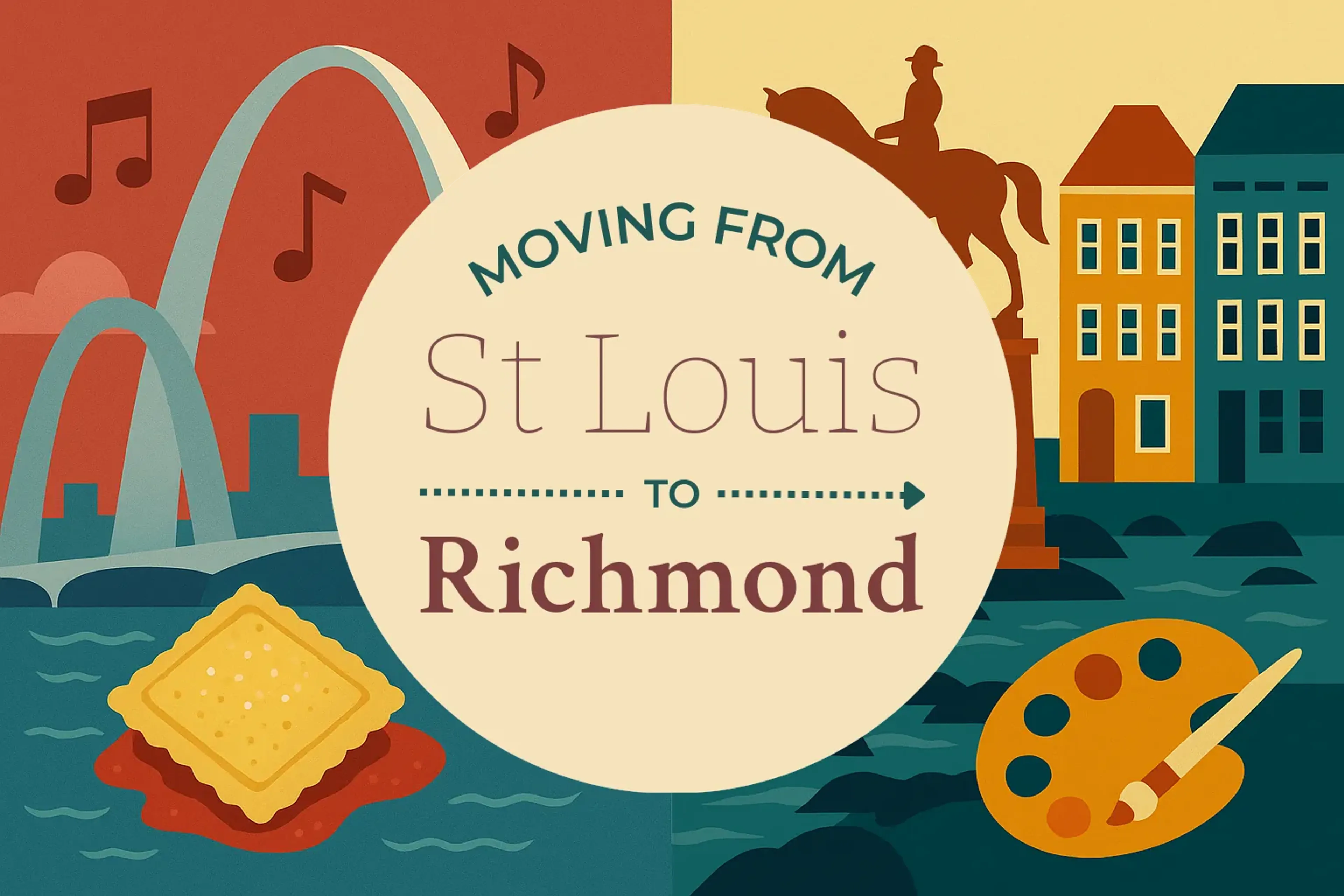 Side-by-side comparison of St. Louis to Richmond moving companies