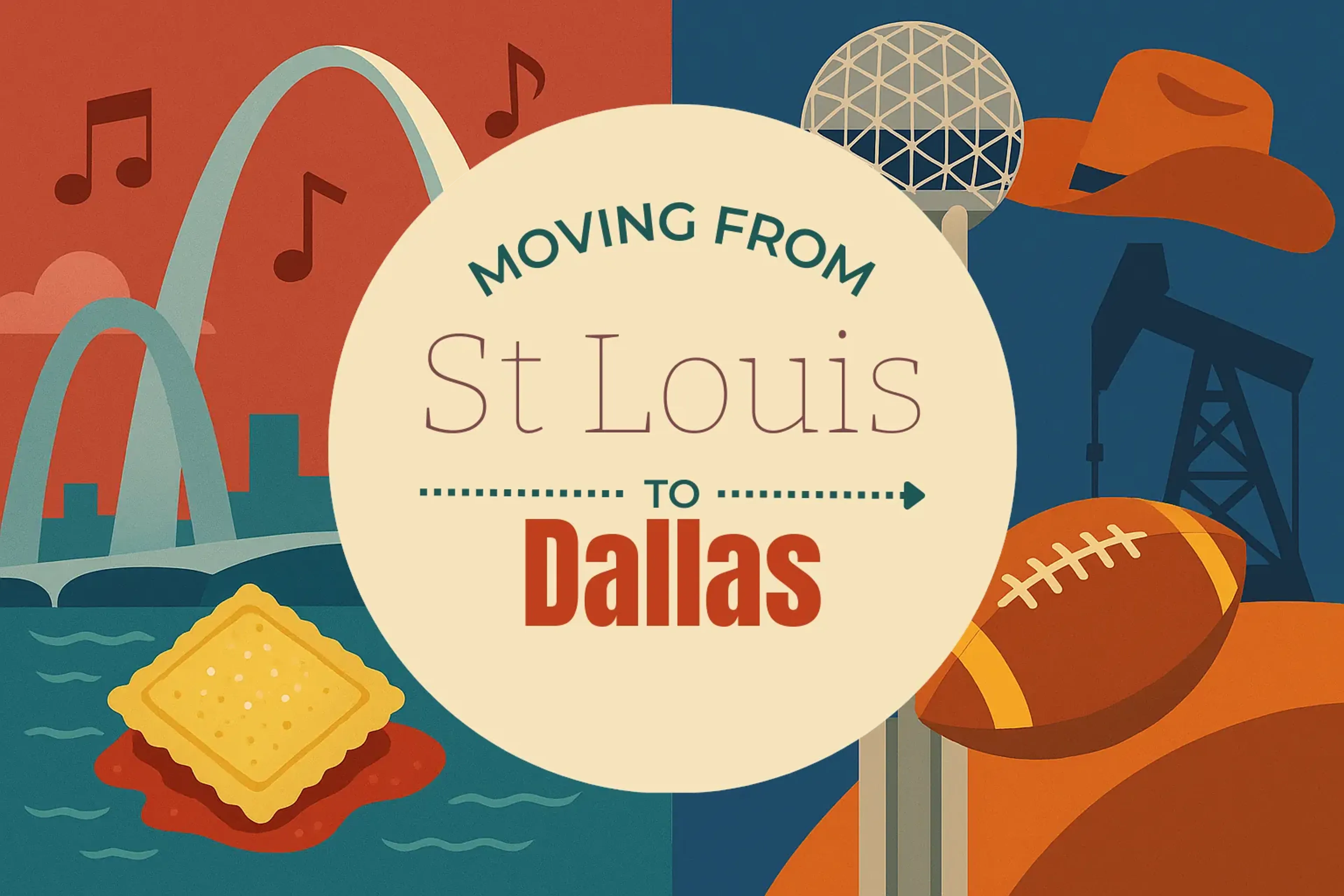 Side-by-side comparison of St. Louis to Dallas moving companies