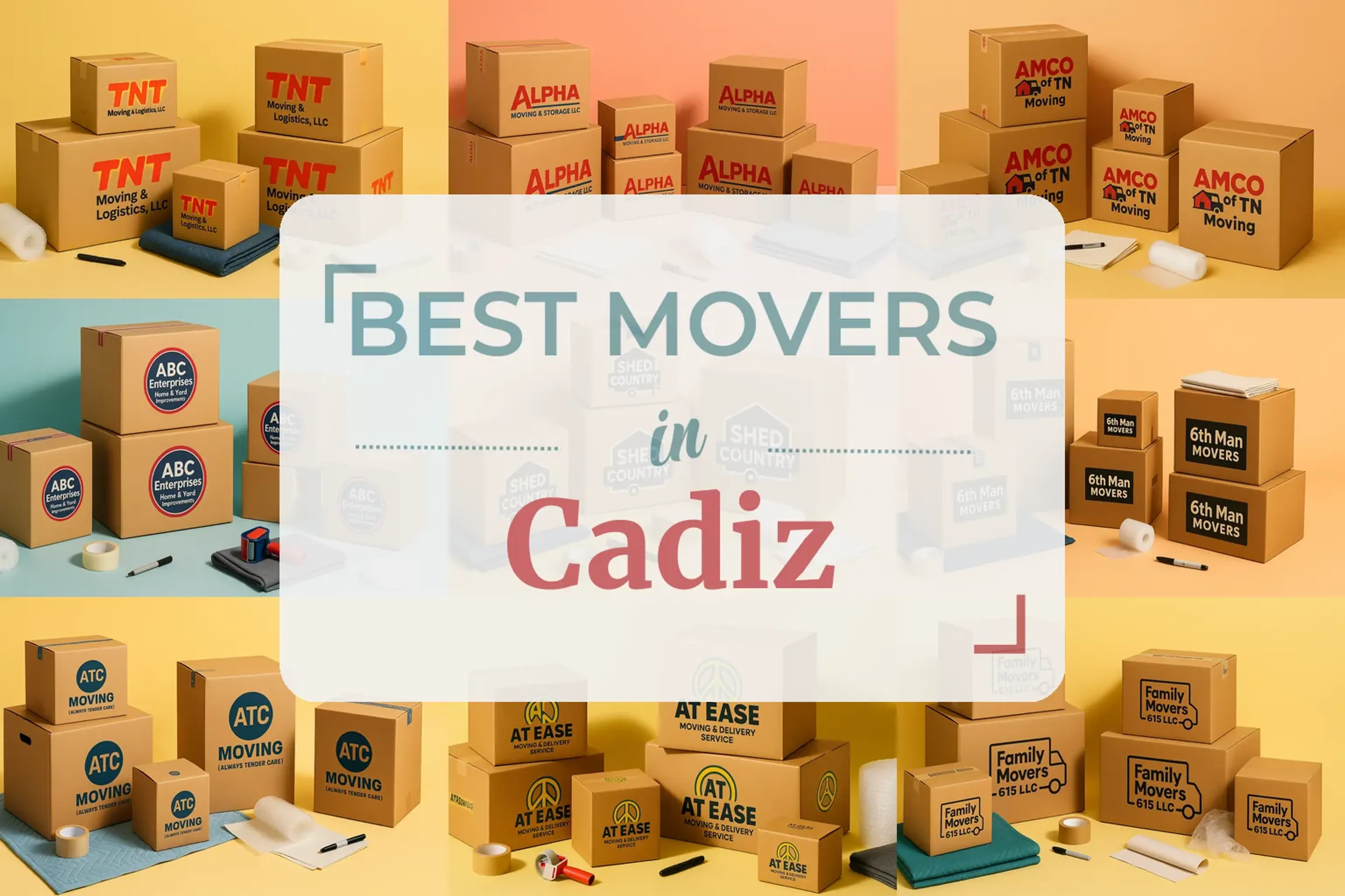 Side-by-side comparison of Cadiz moving companies