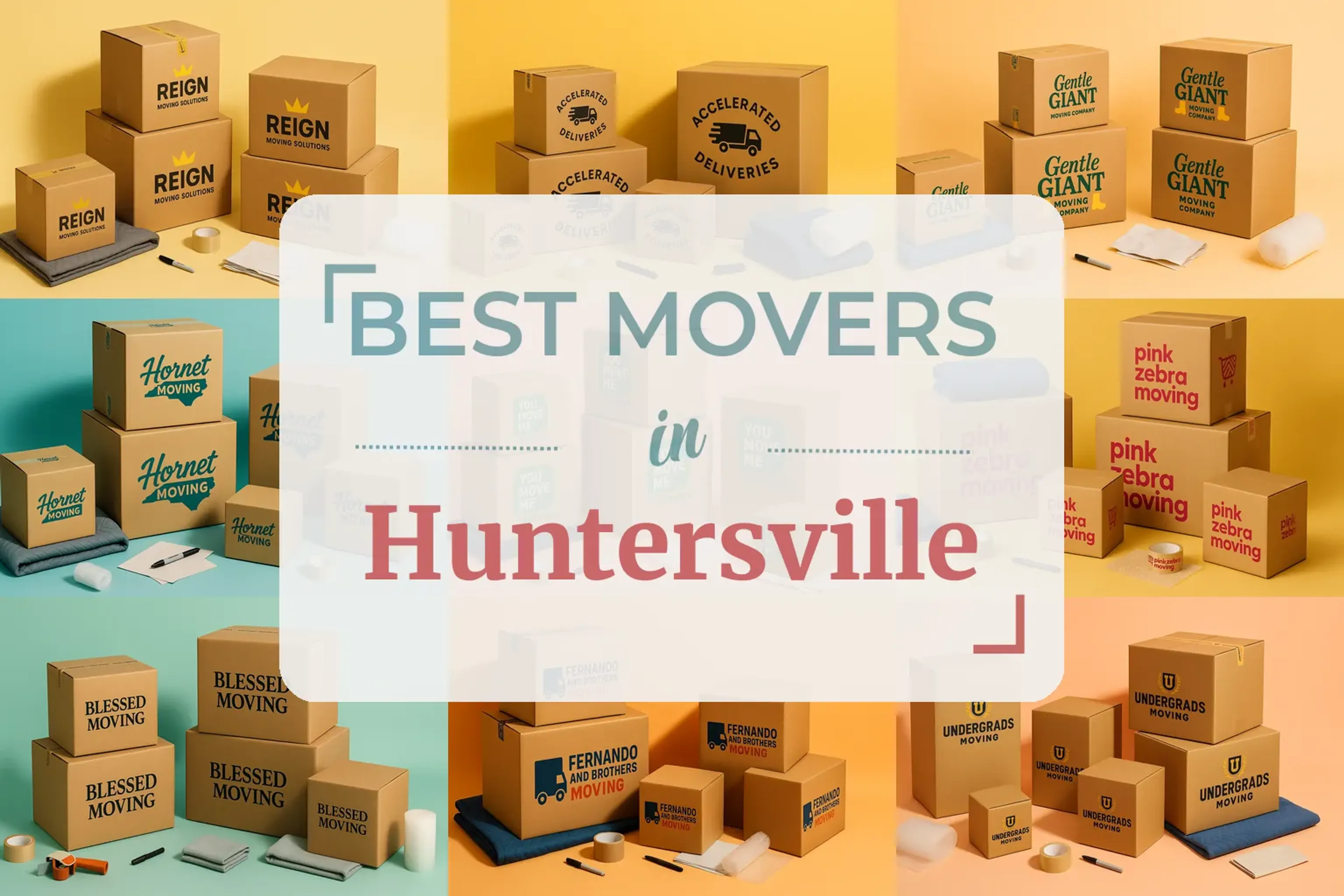 Side-by-side comparison of Huntersville moving companies