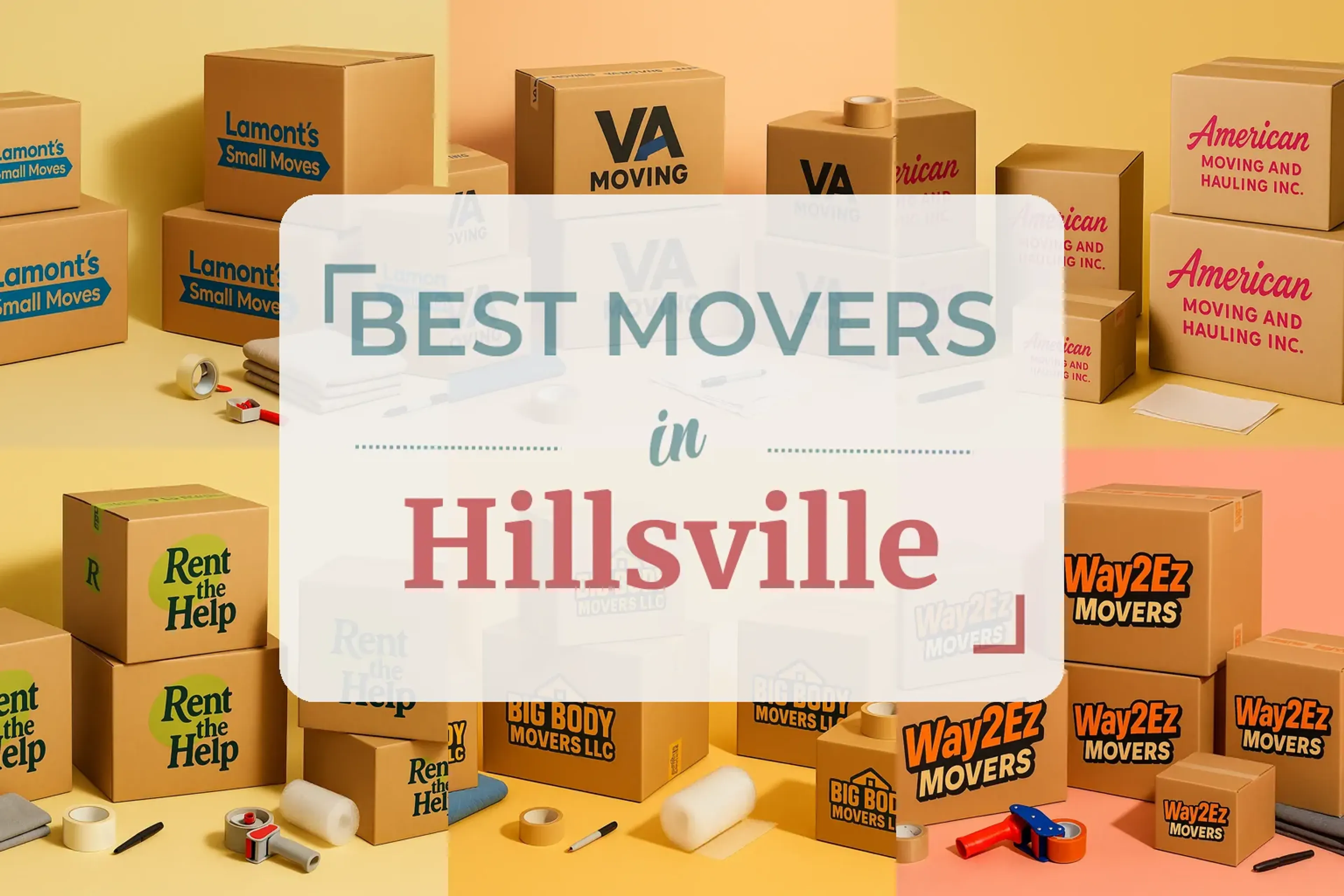Side-by-side comparison of Hillsville moving companies