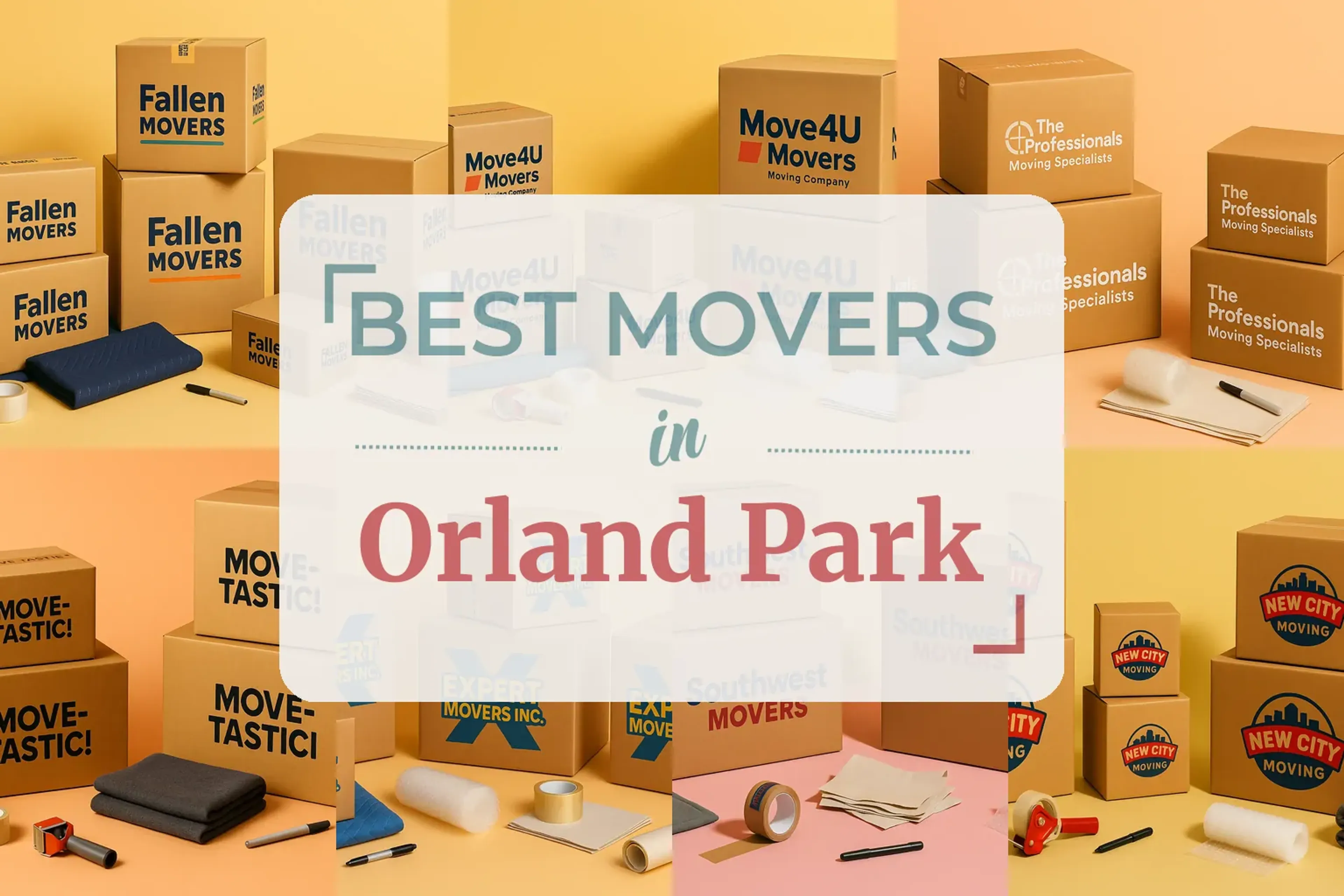 Side-by-side comparison of Orland Park moving companies