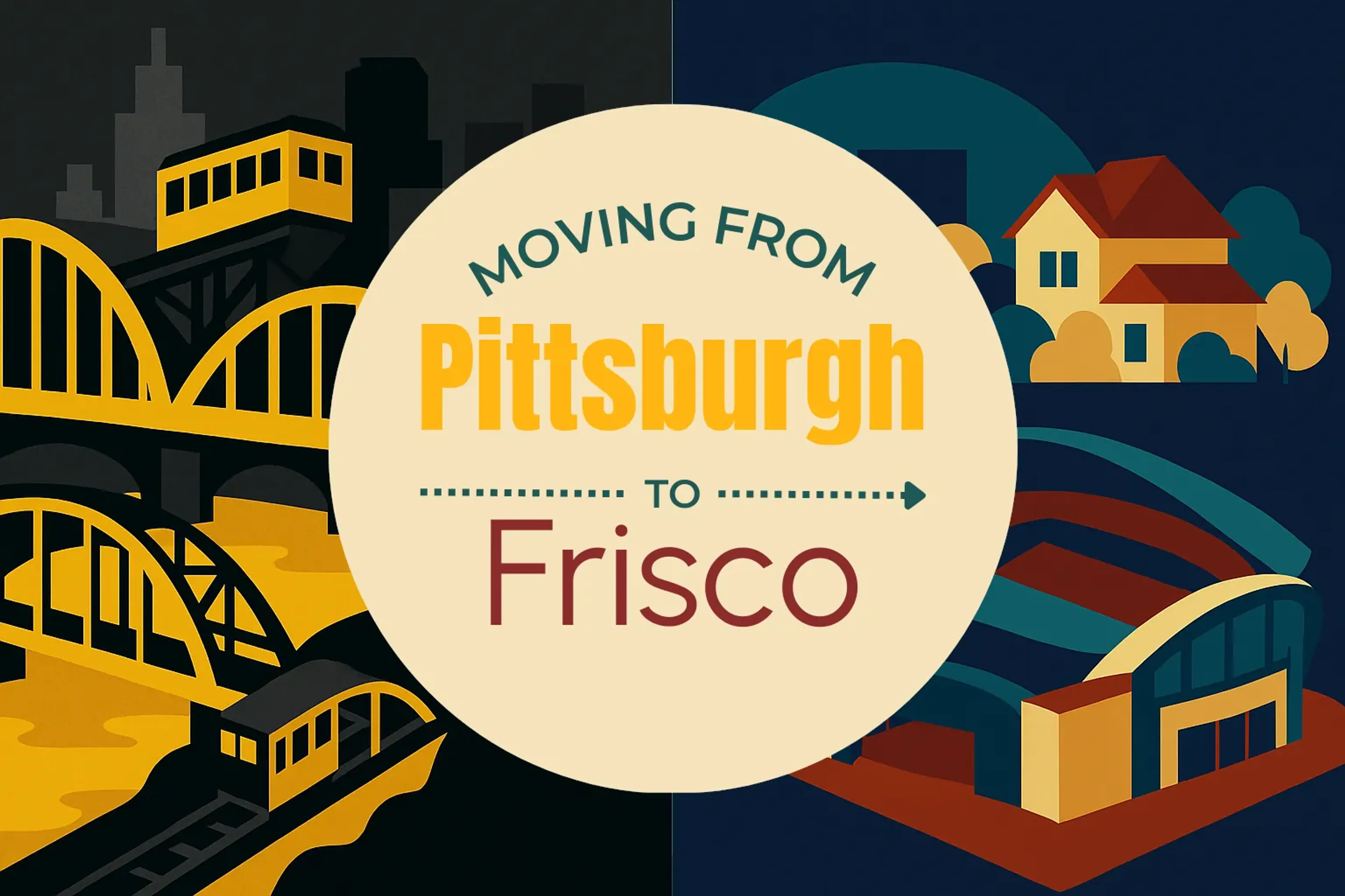 Side-by-side comparison of Pittsburgh to Frisco moving companies