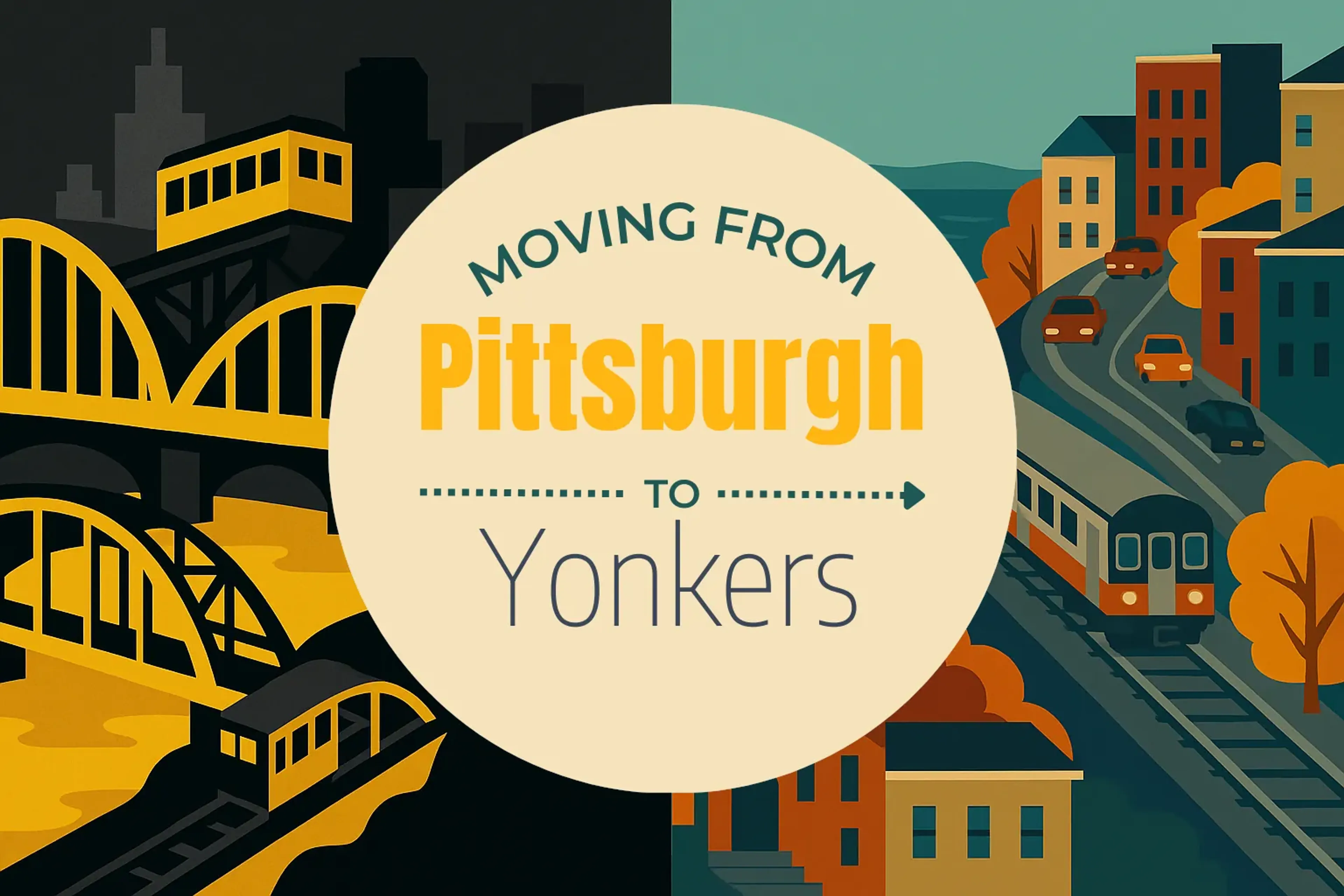 Side-by-side comparison of Pittsburgh to Yonkers moving companies