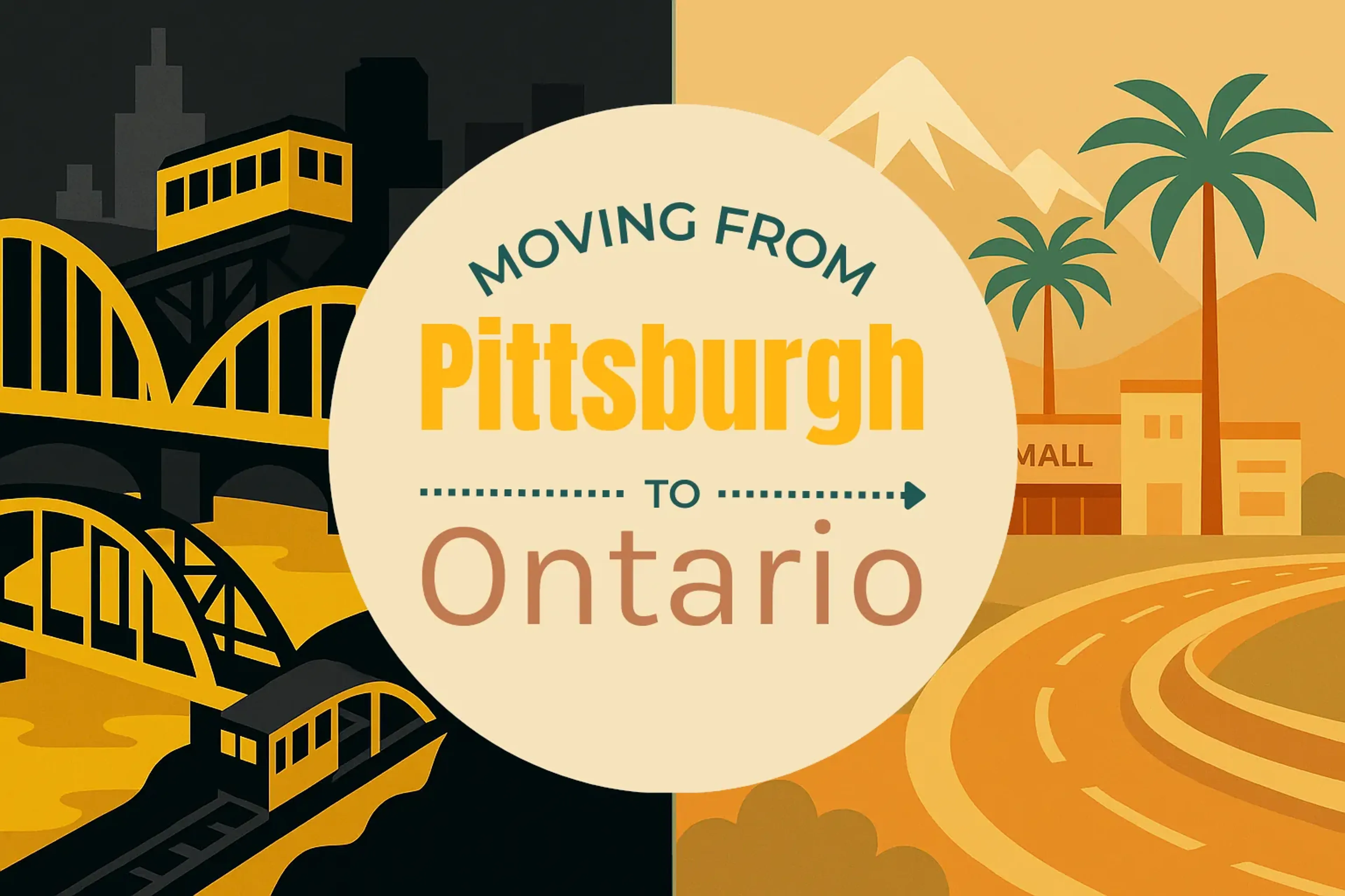 Side-by-side comparison of Pittsburgh to Ontario moving companies