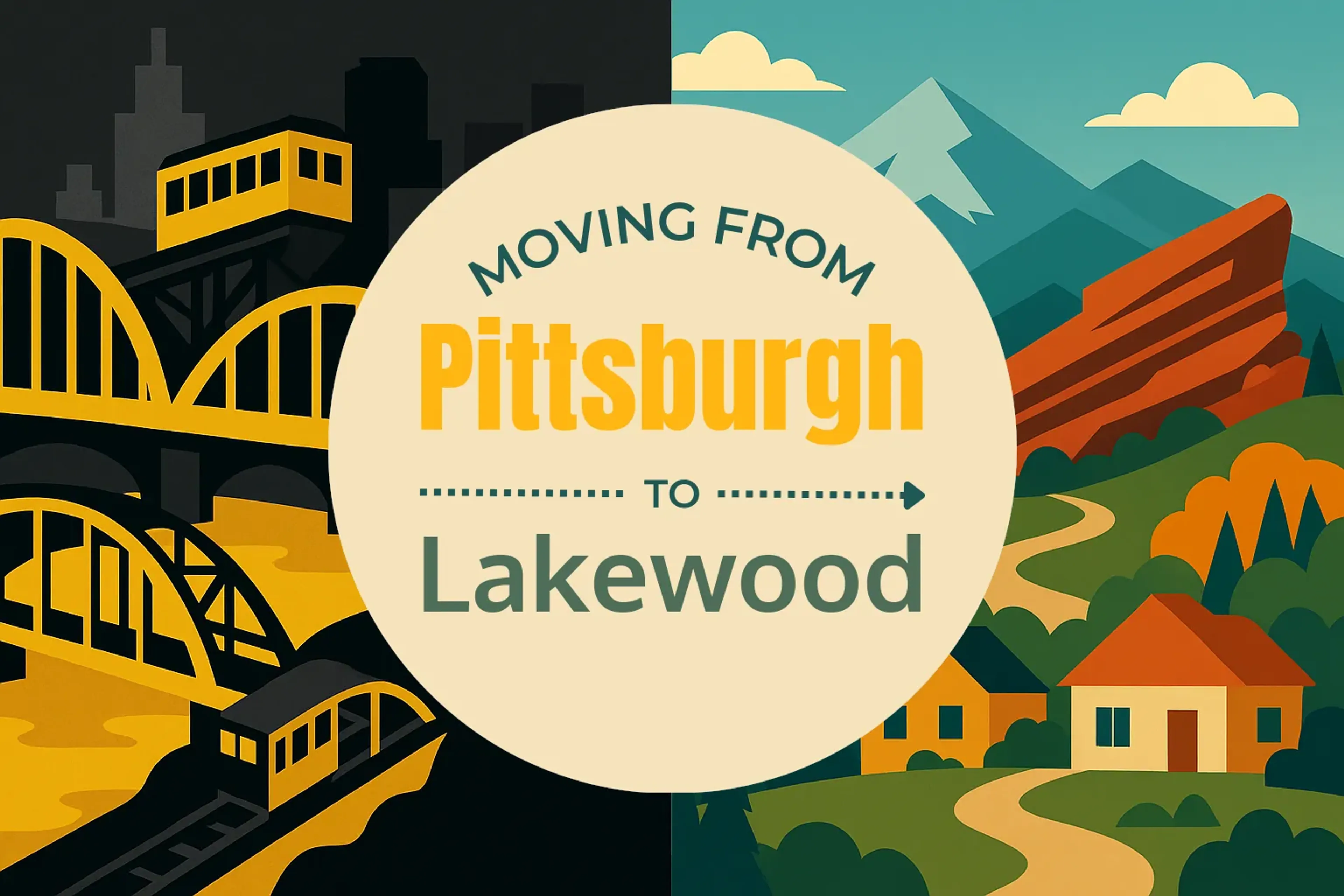 Side-by-side comparison of Pittsburgh to Lakewood moving companies