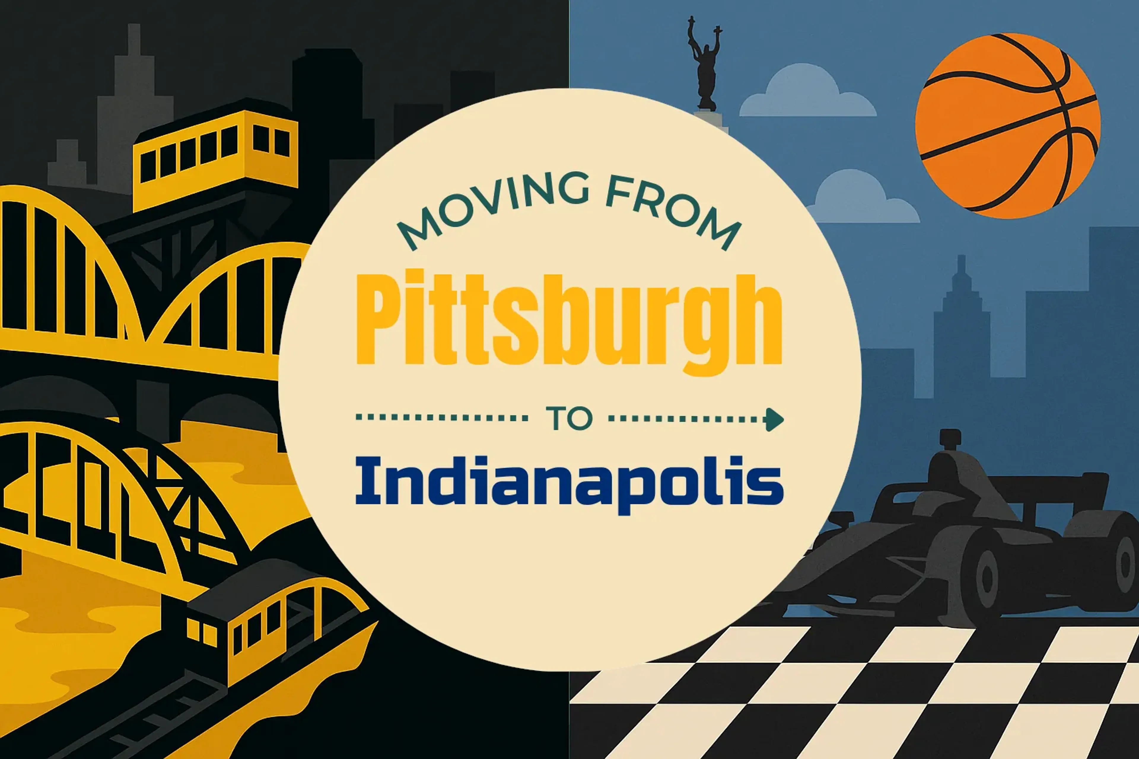 Side-by-side comparison of Pittsburgh to Indianapolis moving companies