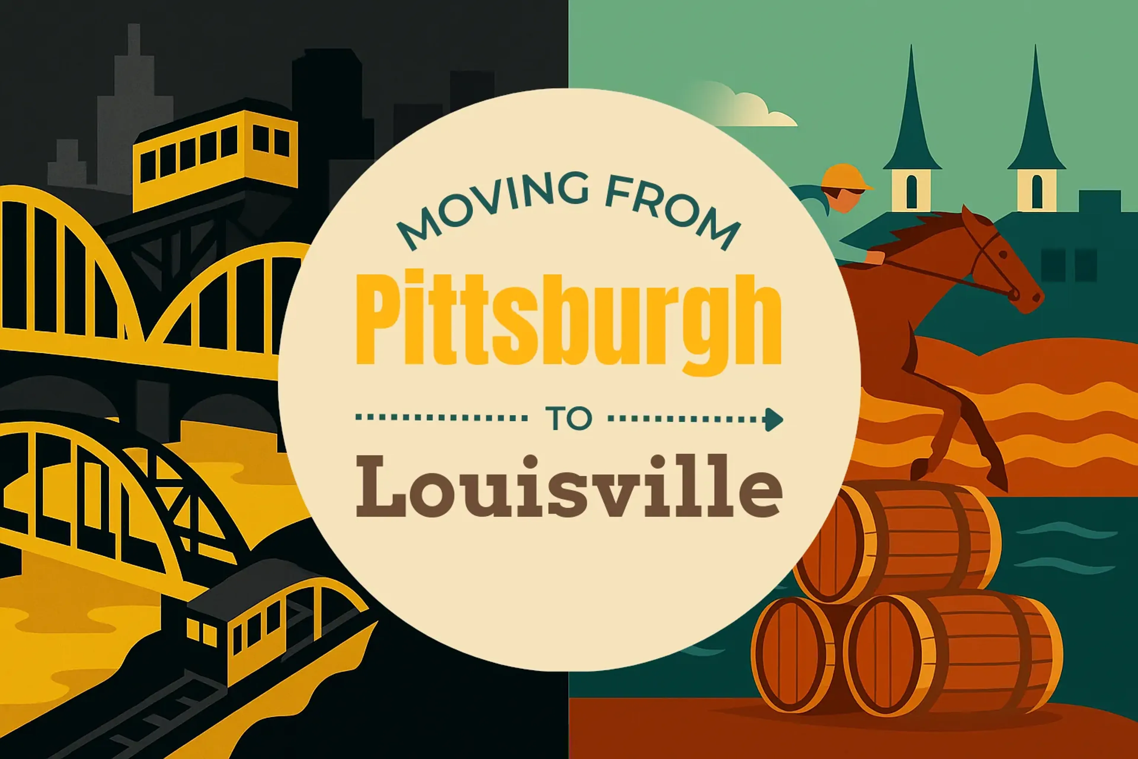 Side-by-side comparison of Pittsburgh to Louisville moving companies