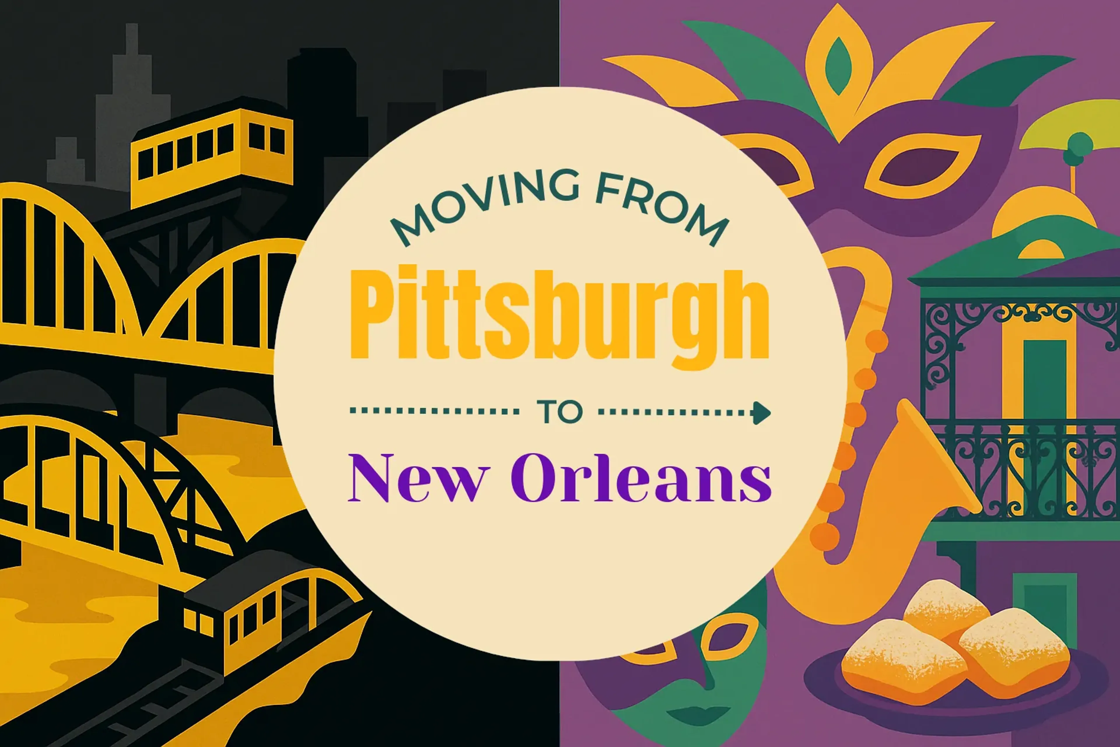 Side-by-side comparison of Pittsburgh to New Orleans moving companies