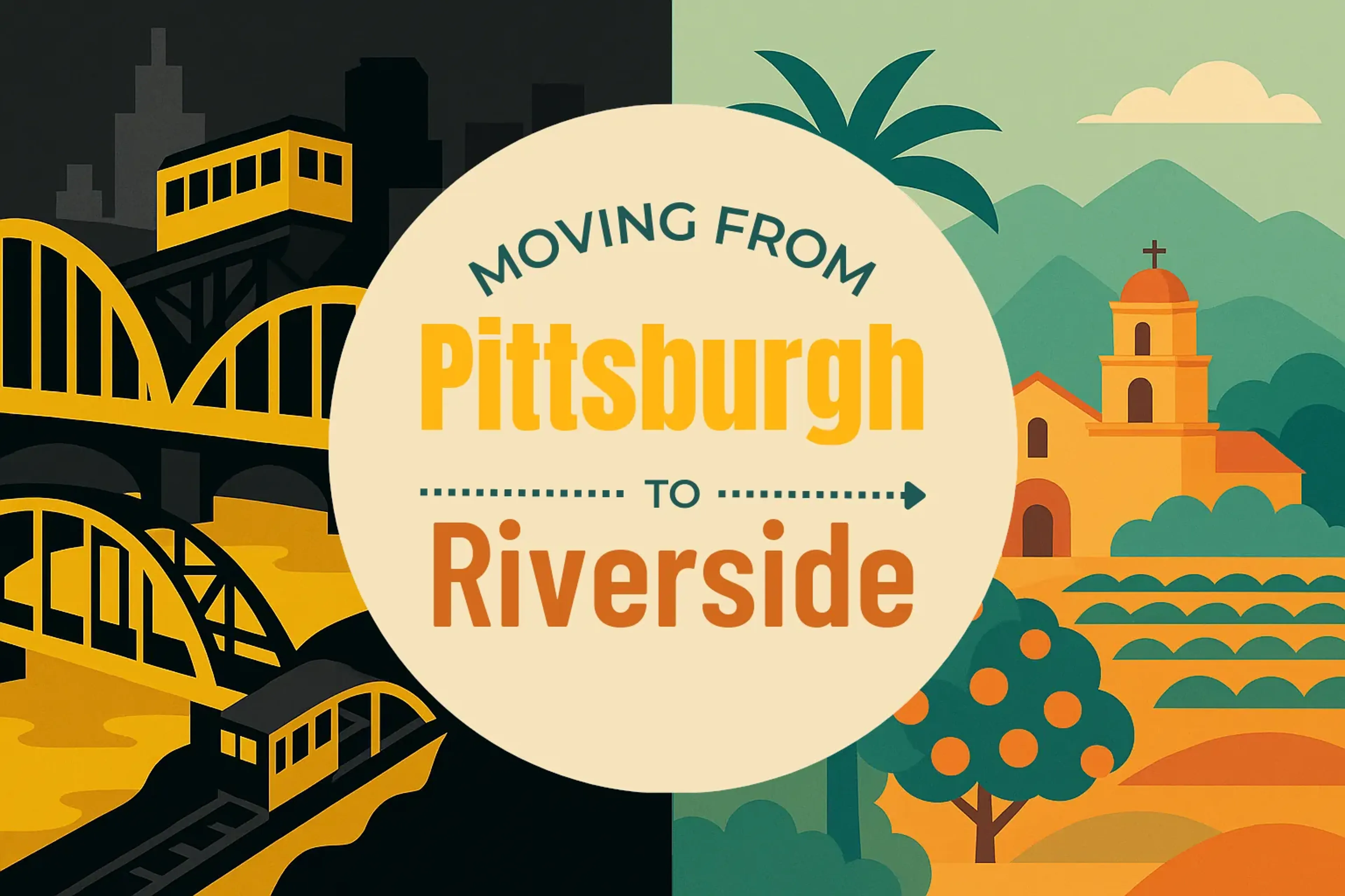 Side-by-side comparison of Pittsburgh to Riverside moving companies