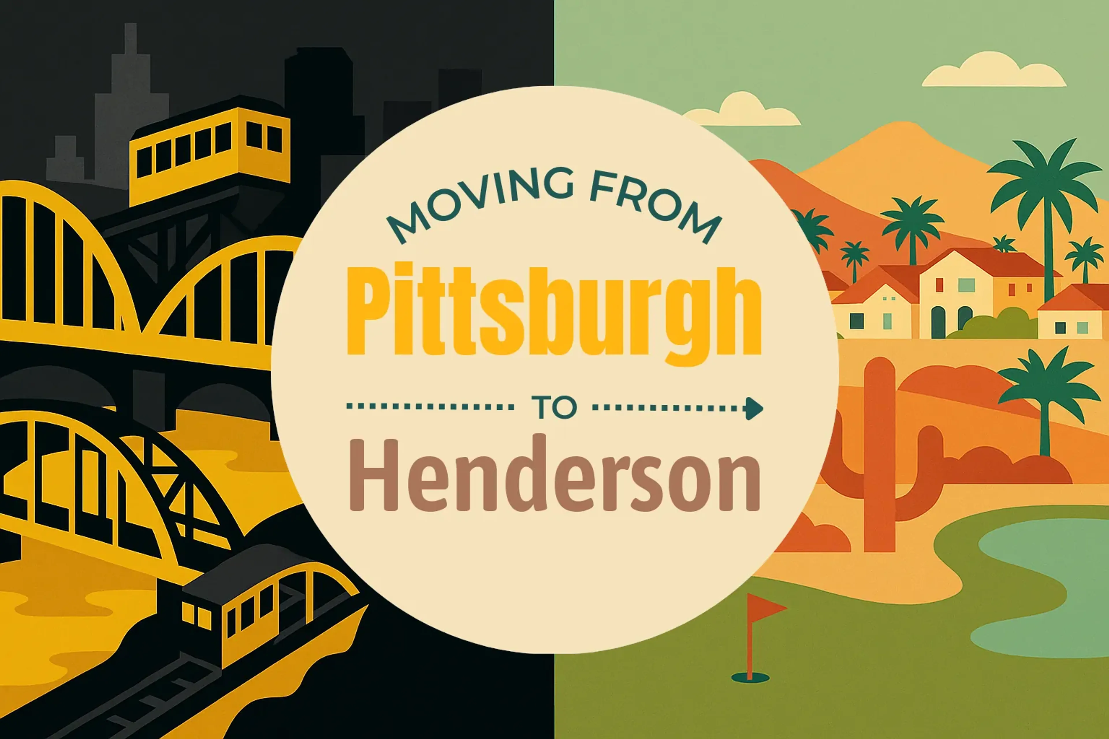 Side-by-side comparison of Pittsburgh to Henderson moving companies